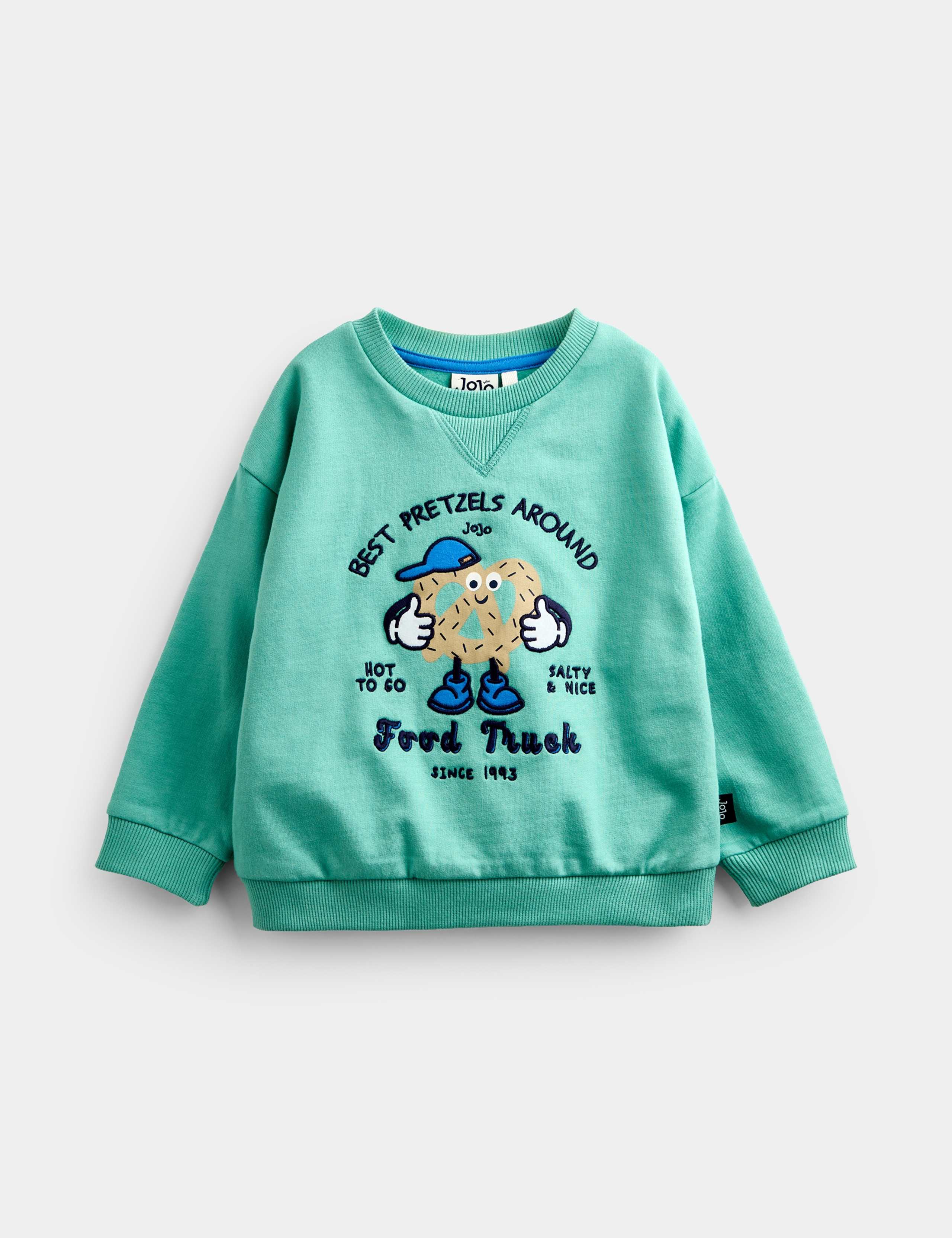 Pure Cotton Pretzel Sweatshirt (1-5 Yrs) 2 of 5