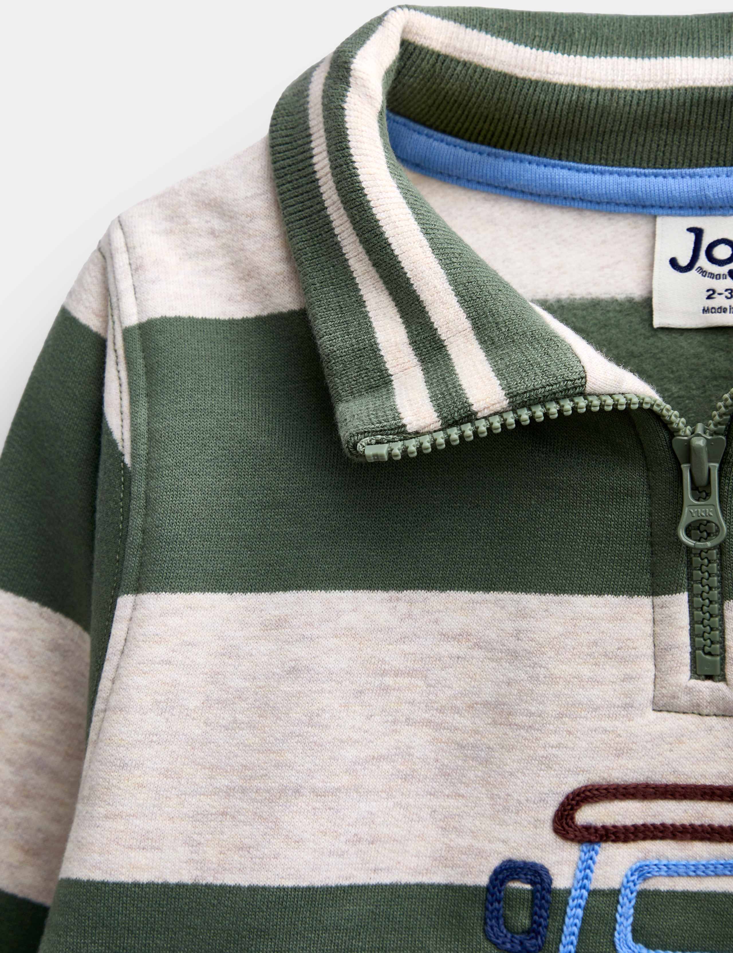 Cotton Rich Embroidered Tractor Sweatshirt (1-5 Yrs) 3 of 5