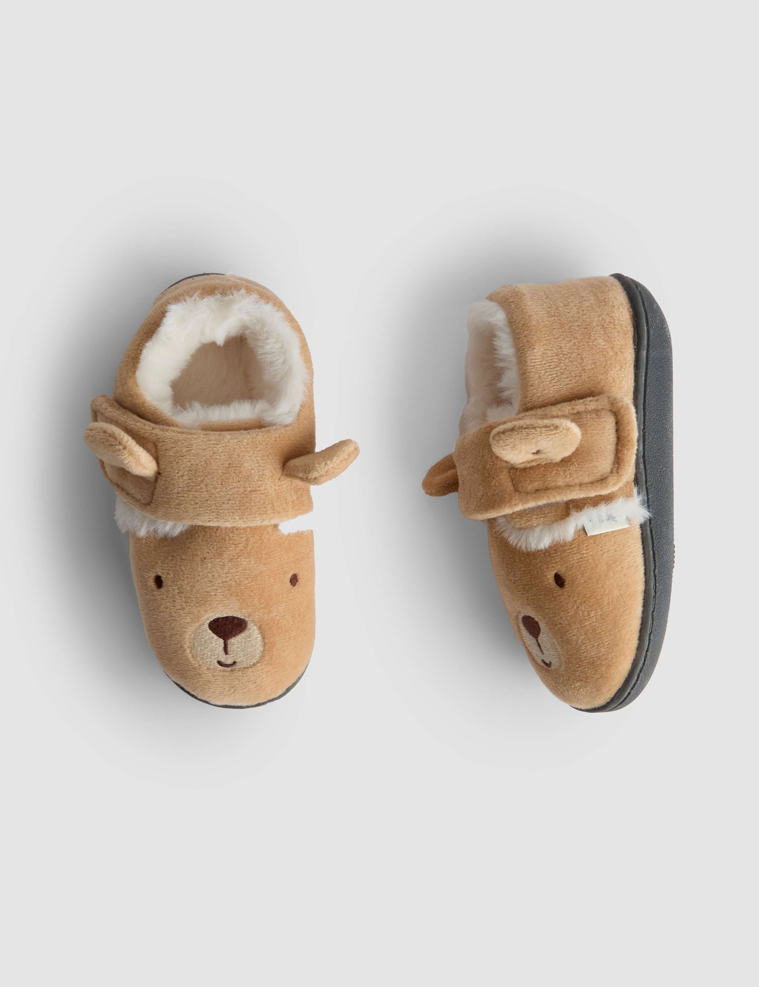 Kids' Bear Slippers (4 Small-11 Small) 4 of 4