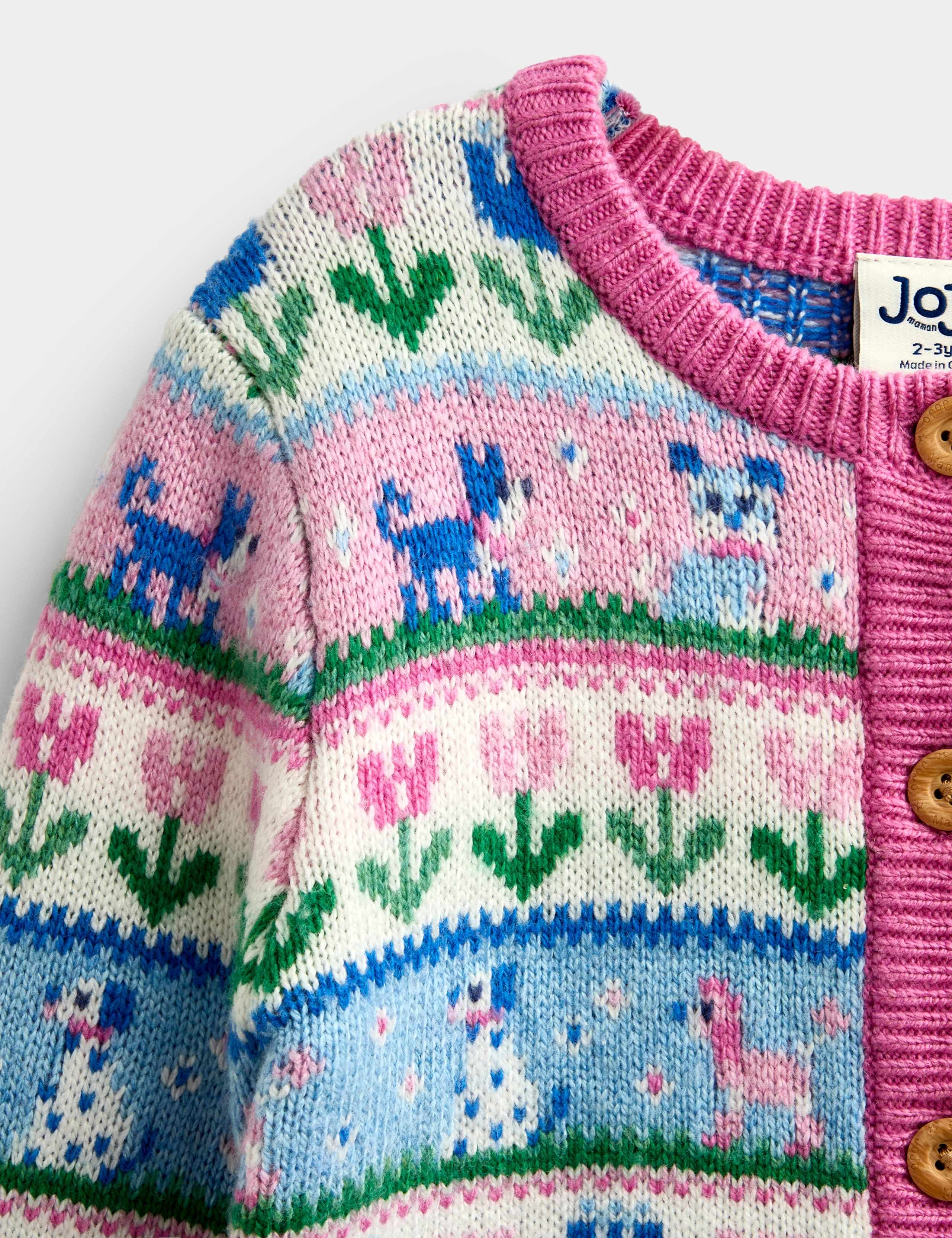 Pets Fair Isle Cardigan (1-5 Yrs) 4 of 4