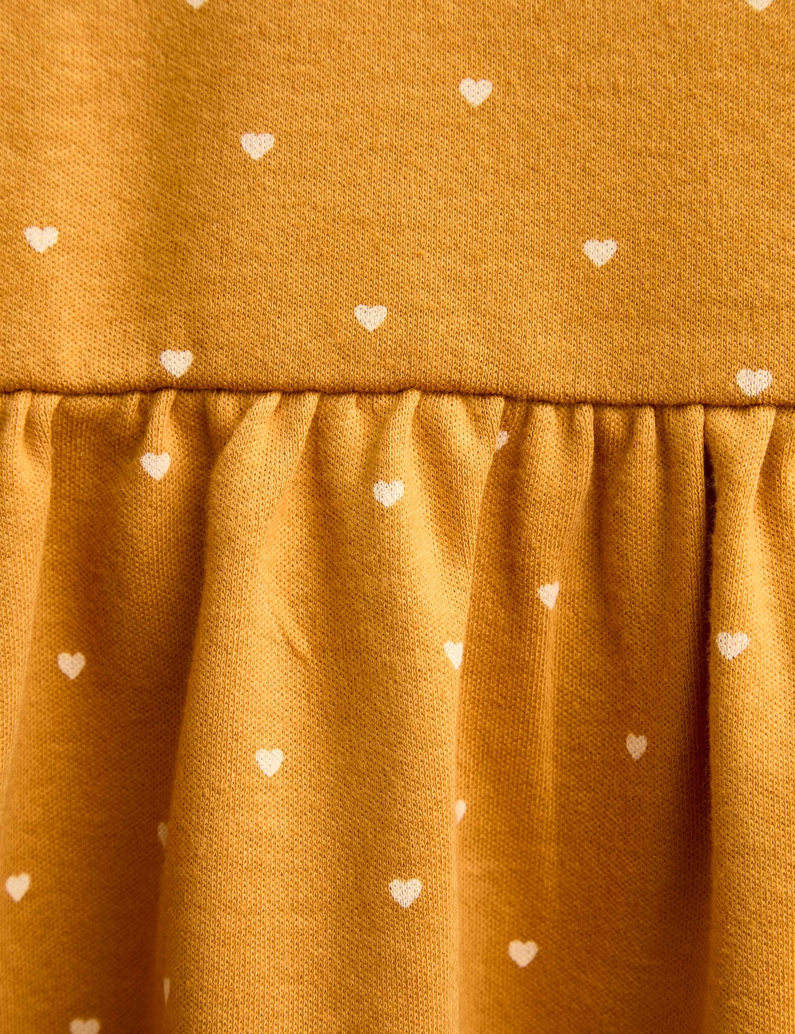 Pure Cotton Heart Print Dress (1-5 Yrs) 3 of 4