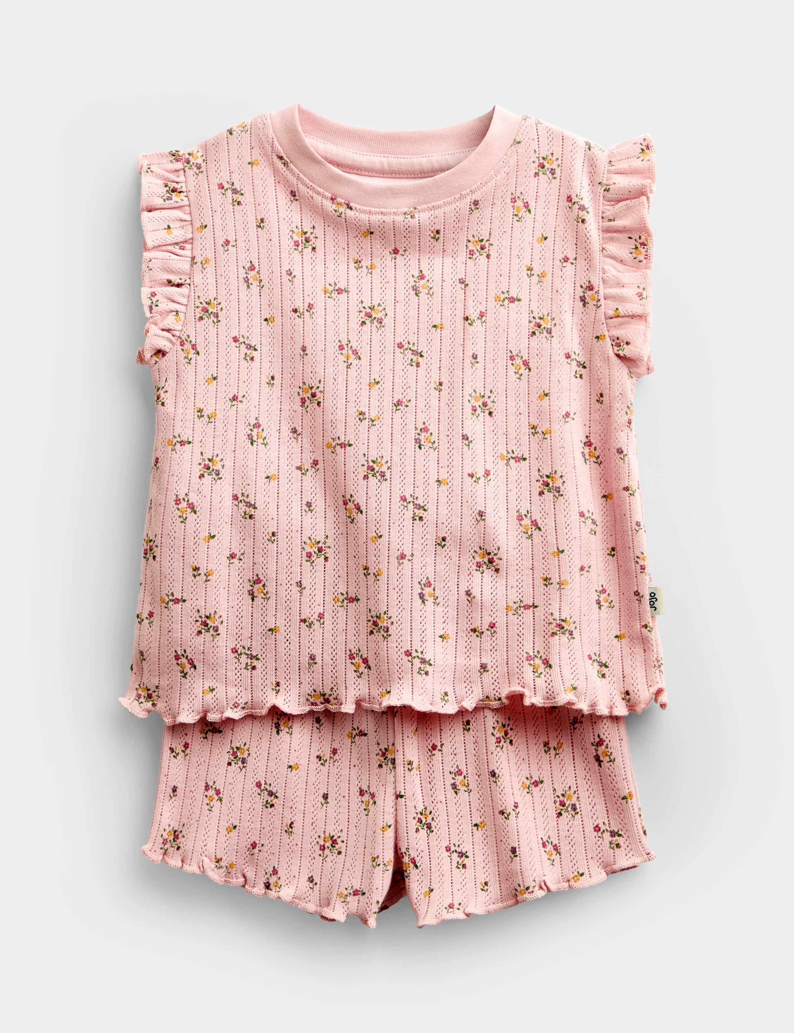 2 Pack Pure Cotton Patterned Pyjama Sets (1-7 Yrs) 2 of 9