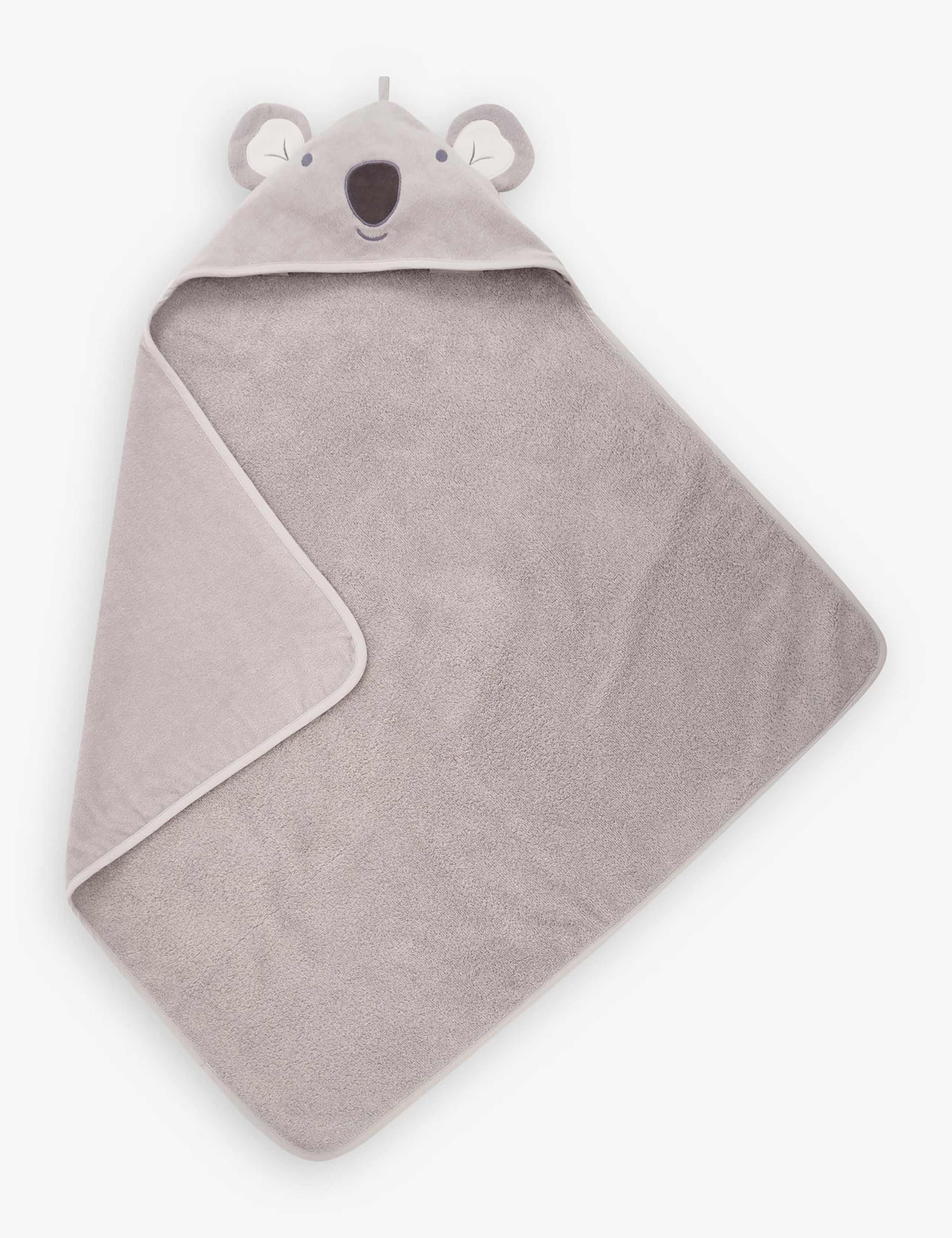Pure Cotton Embroidered Animal Hooded Towel 3 of 4