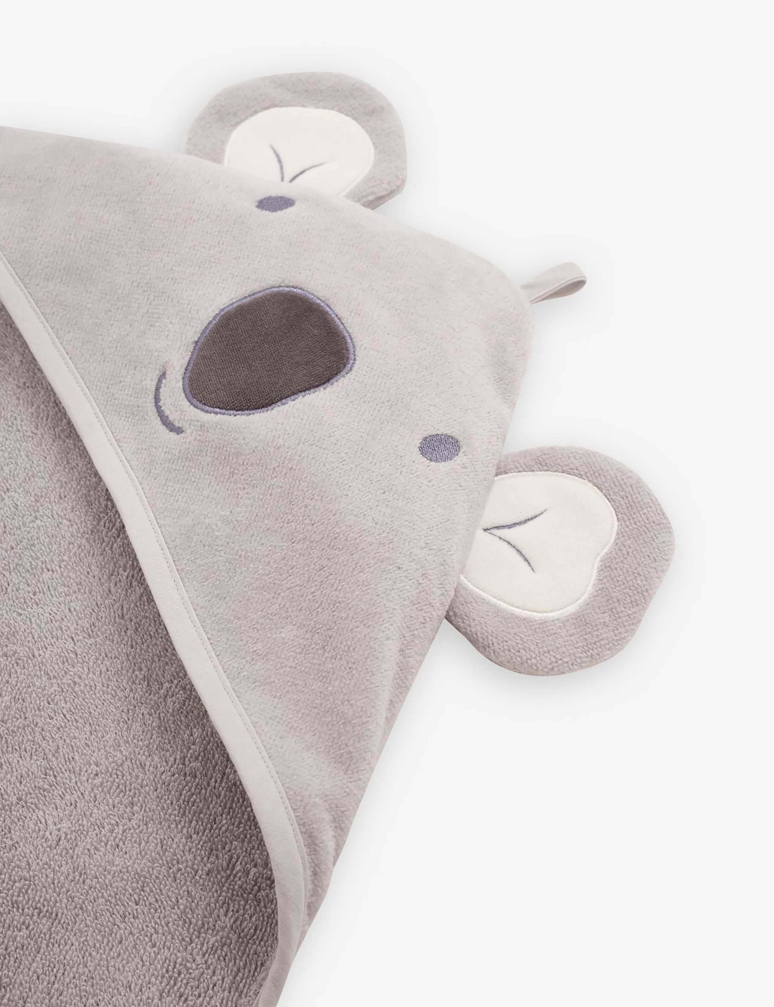 Pure Cotton Embroidered Animal Hooded Towel 4 of 4