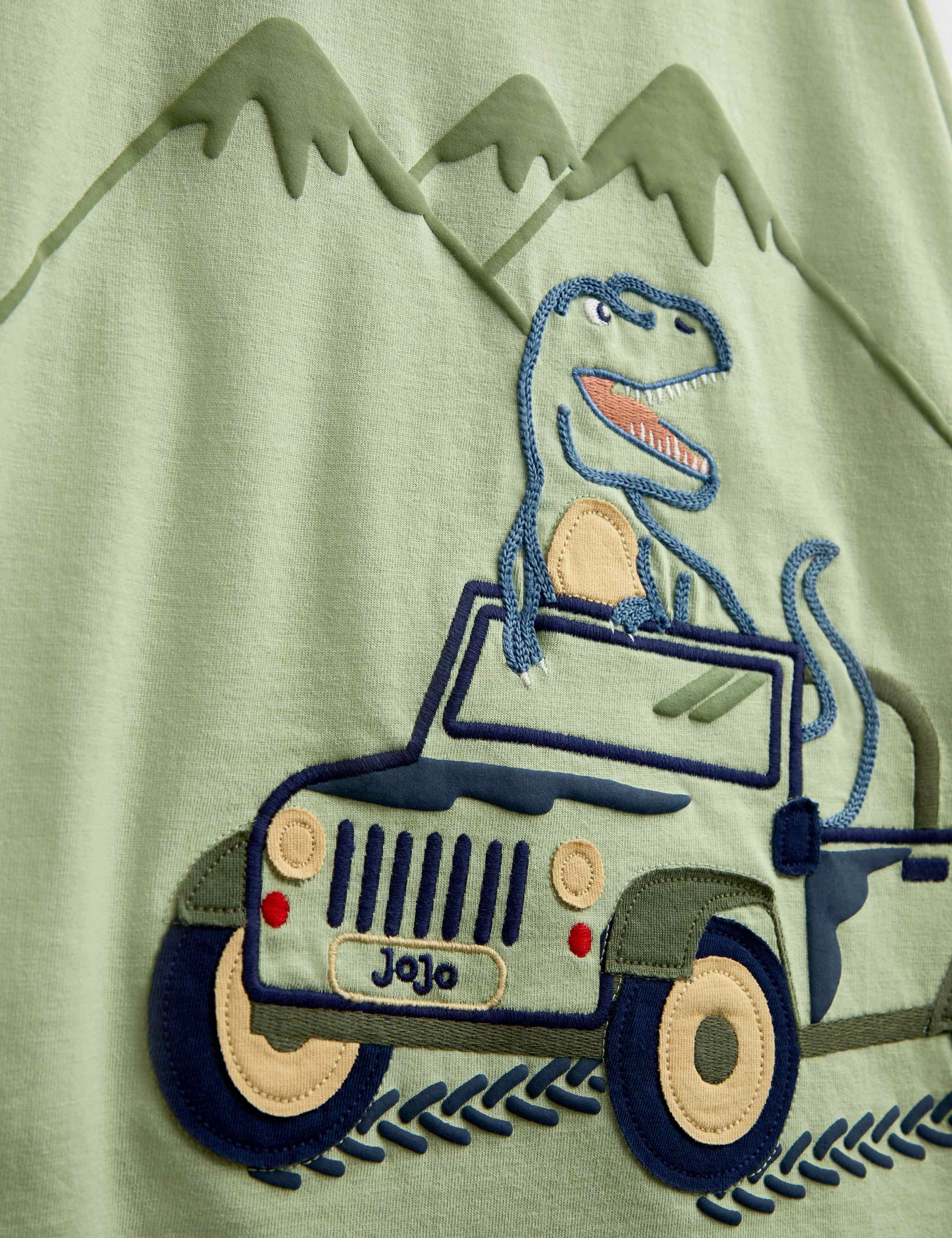 Pure Cotton Driving T-Rex Top (1-5 Yrs) 4 of 5