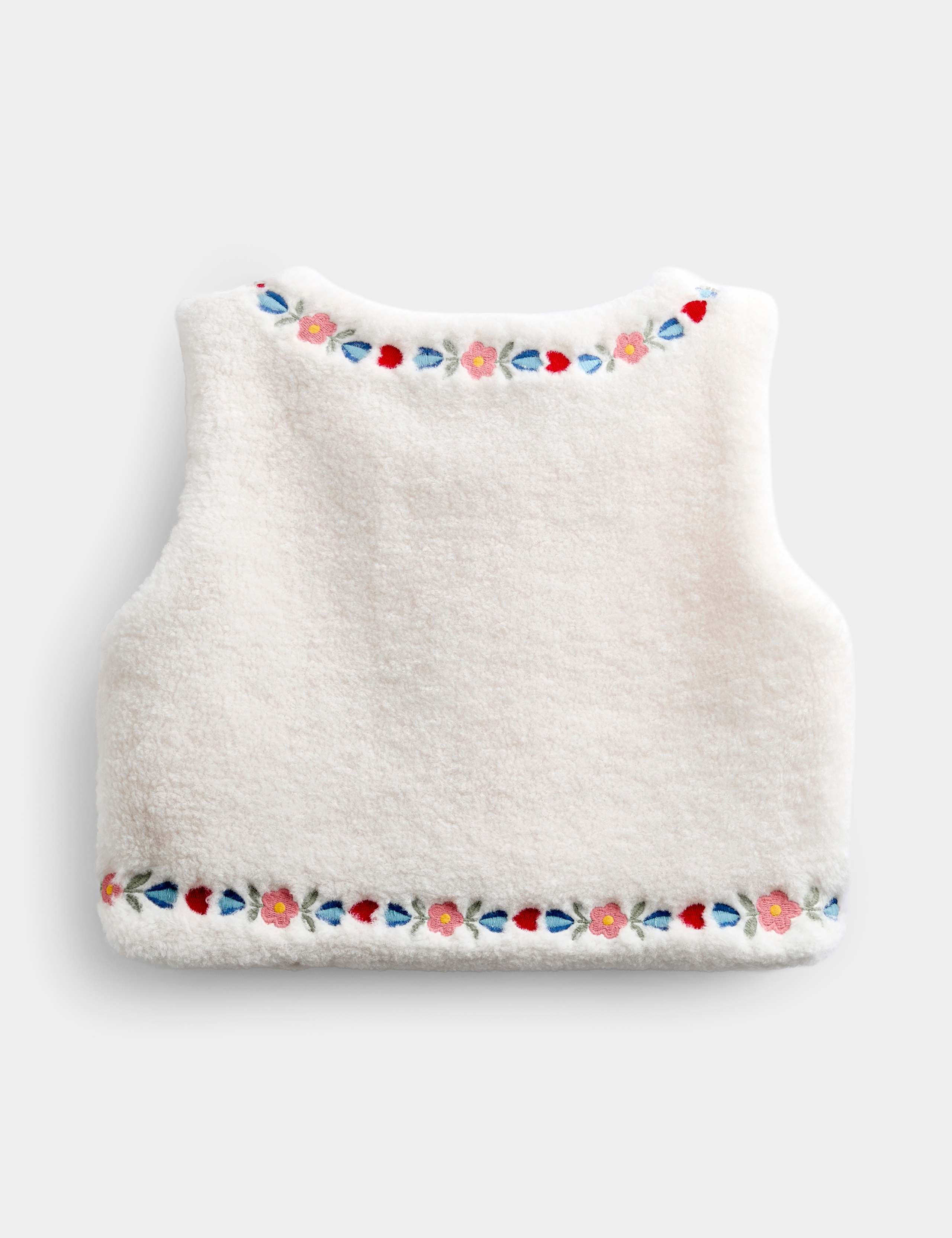 Borg Fleece Embroidered Gilet (1-5 Yrs) 3 of 4