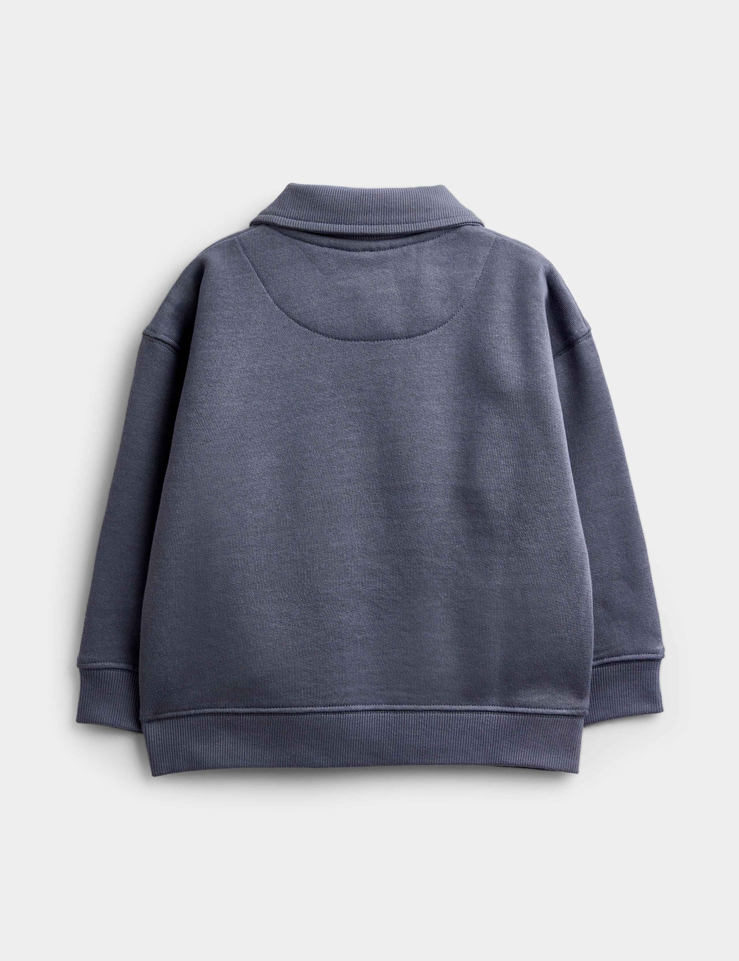 Pure Cotton Red Panda Half Zip Sweatshirt (1-5 Yrs) 2 of 4