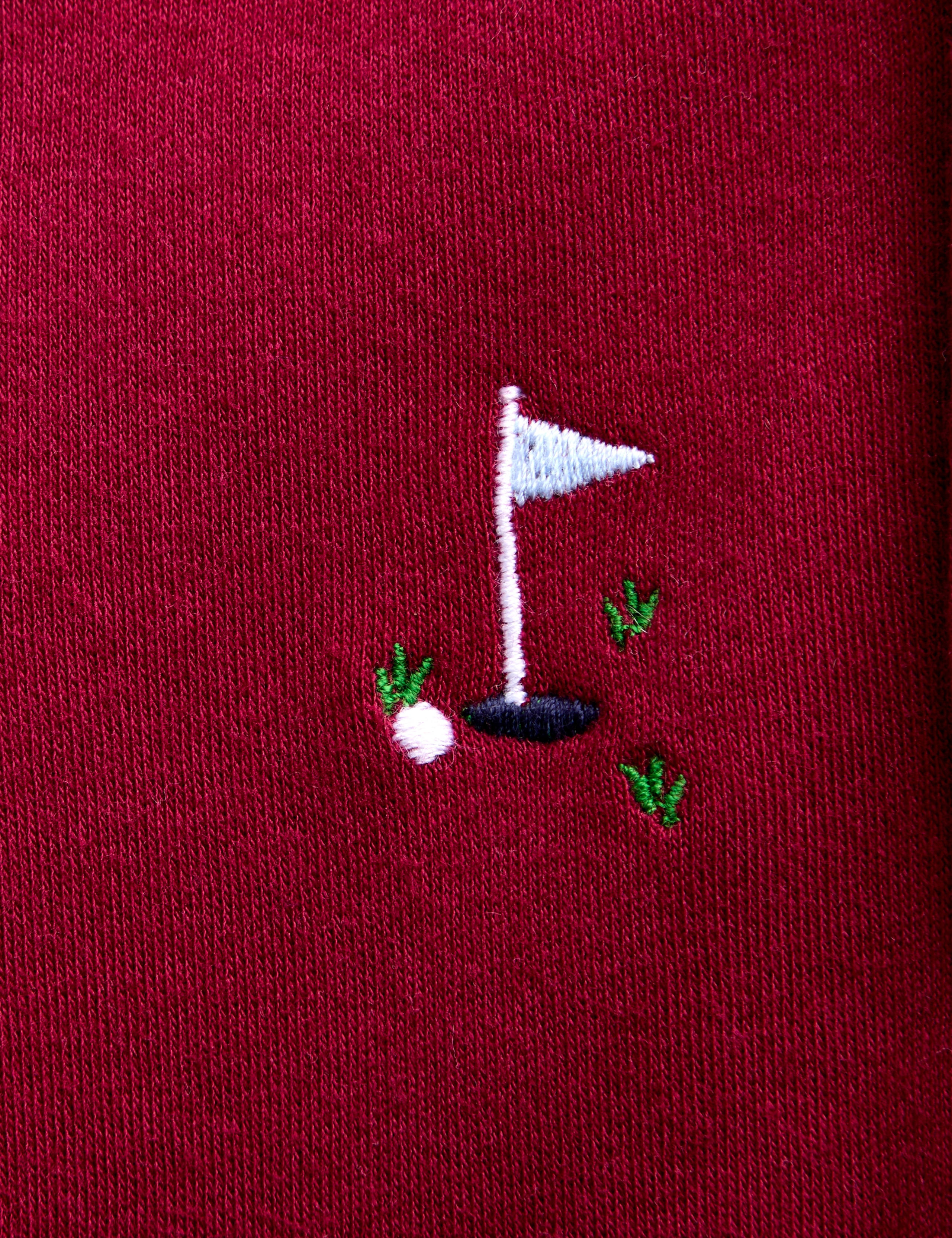 Golf Embroidered Long Sleeve Polo Shirt 3 of 3