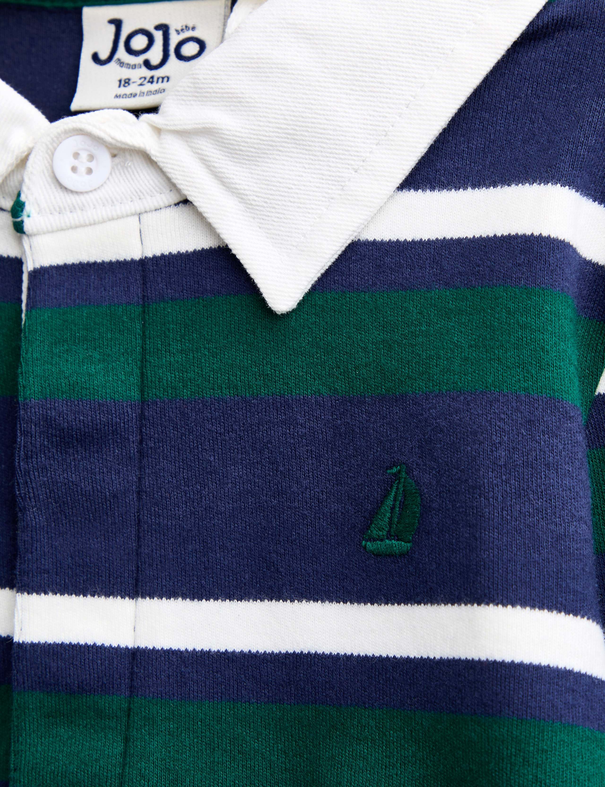 Striped Relaxed Fit Rugby Top 2 of 4