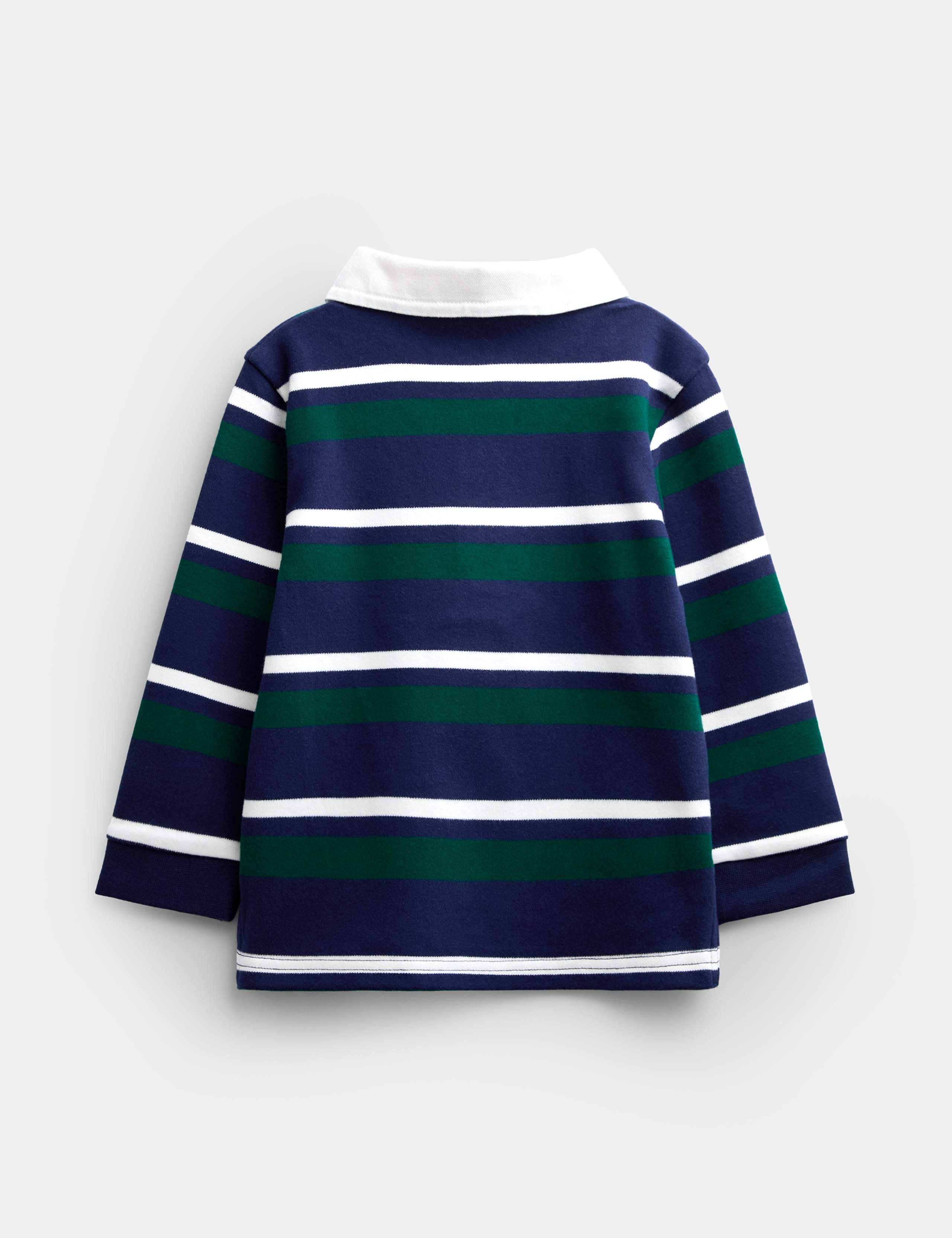 Striped Relaxed Fit Rugby Top 3 of 4