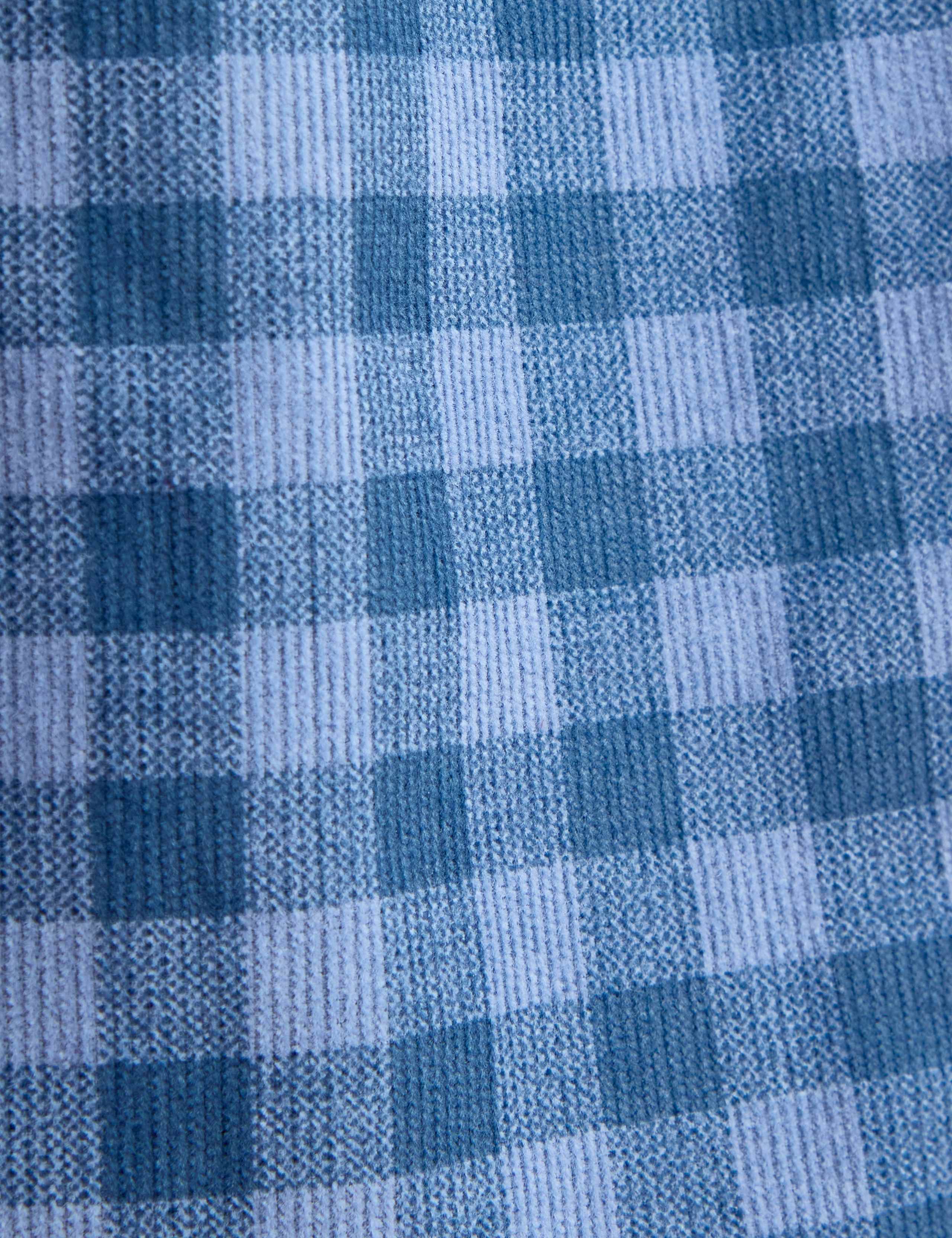 Gingham Print Regular Fit Trousers 3 of 3