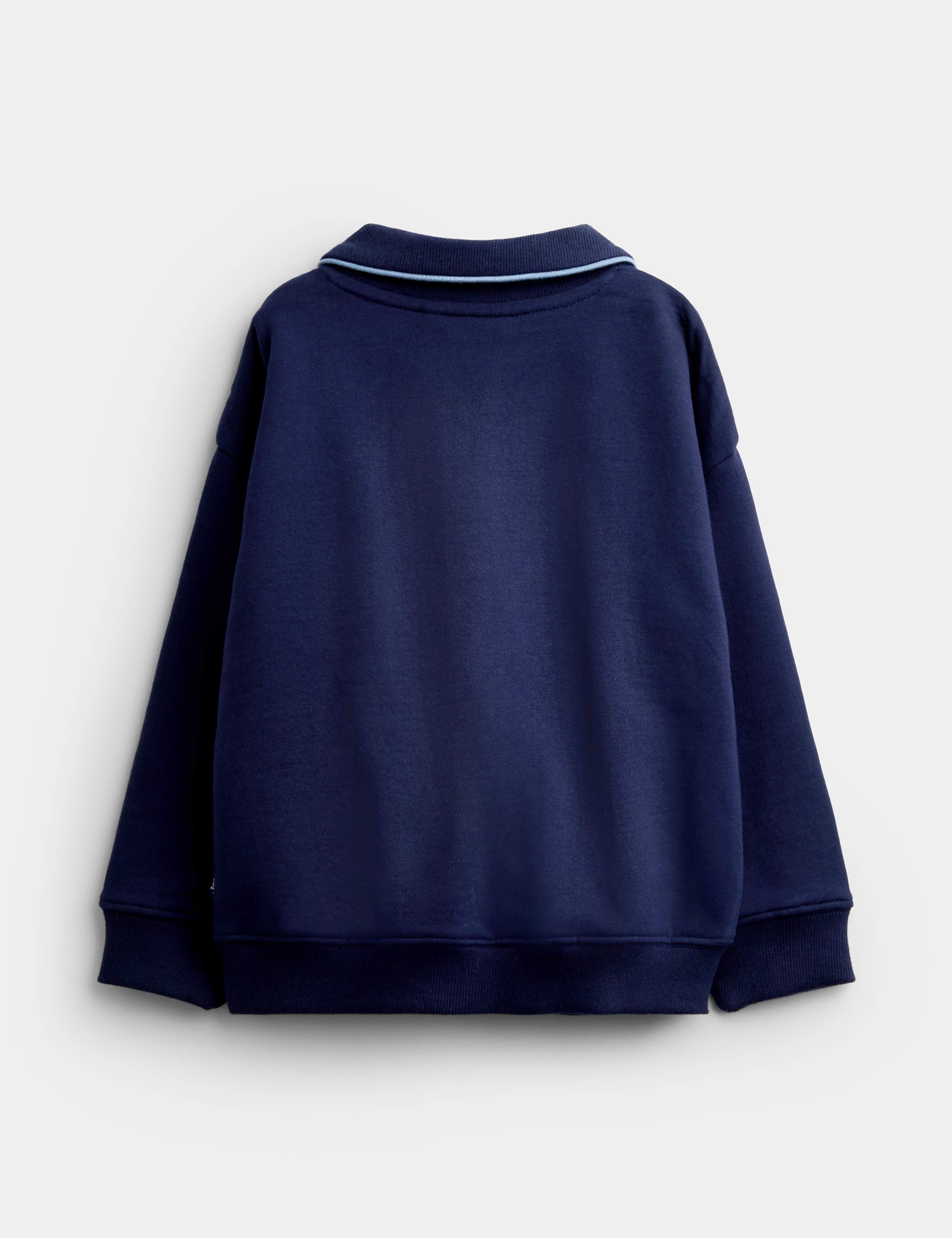 Car Embroidered Half Zip Sweatshirt 3 of 4