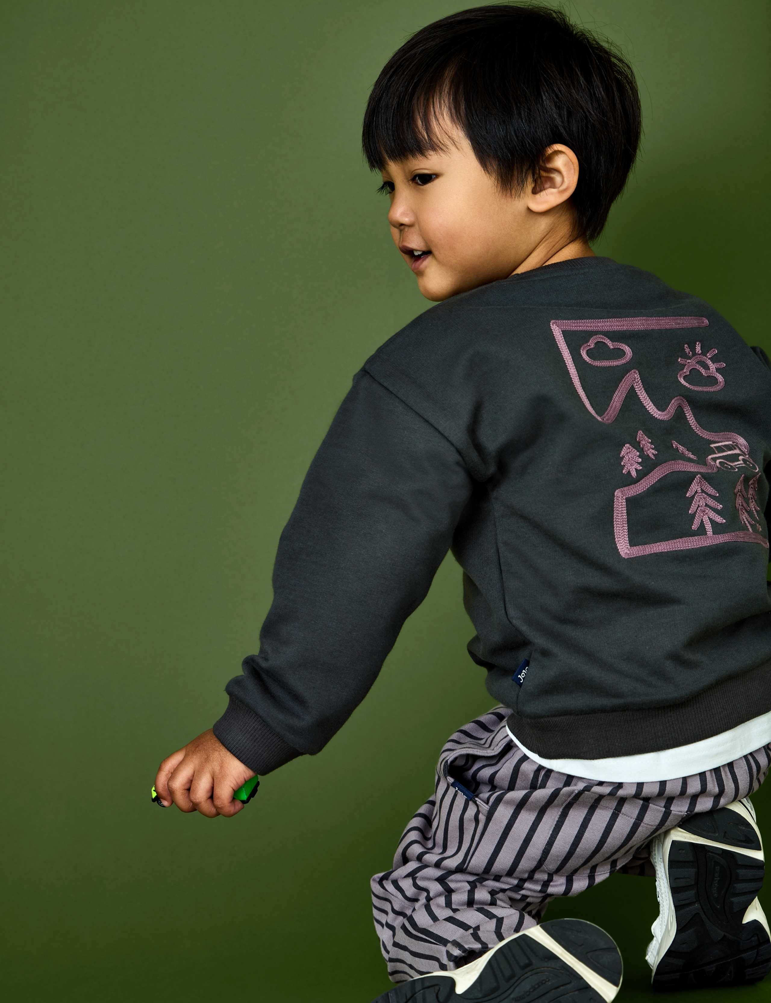 Cotton Striped Top & Bottom Outfit (2-7 Yrs) 7 of 9