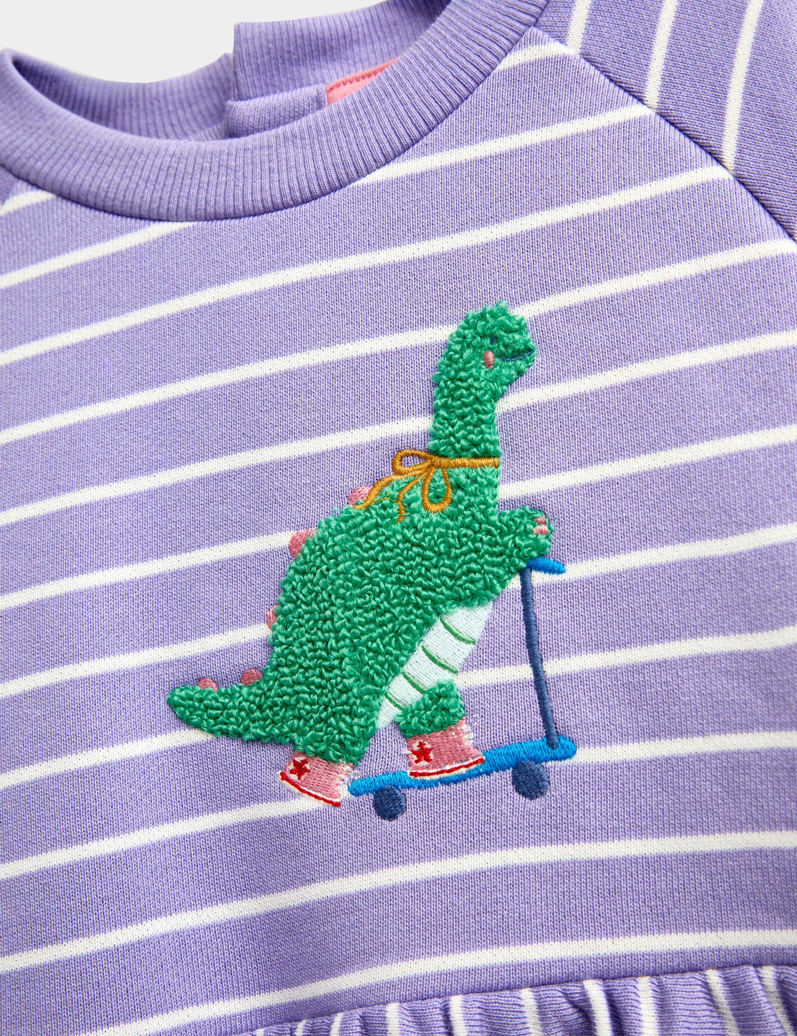 Pure Cotton Skating Dinos Dress (1-5 Yrs) 3 of 4