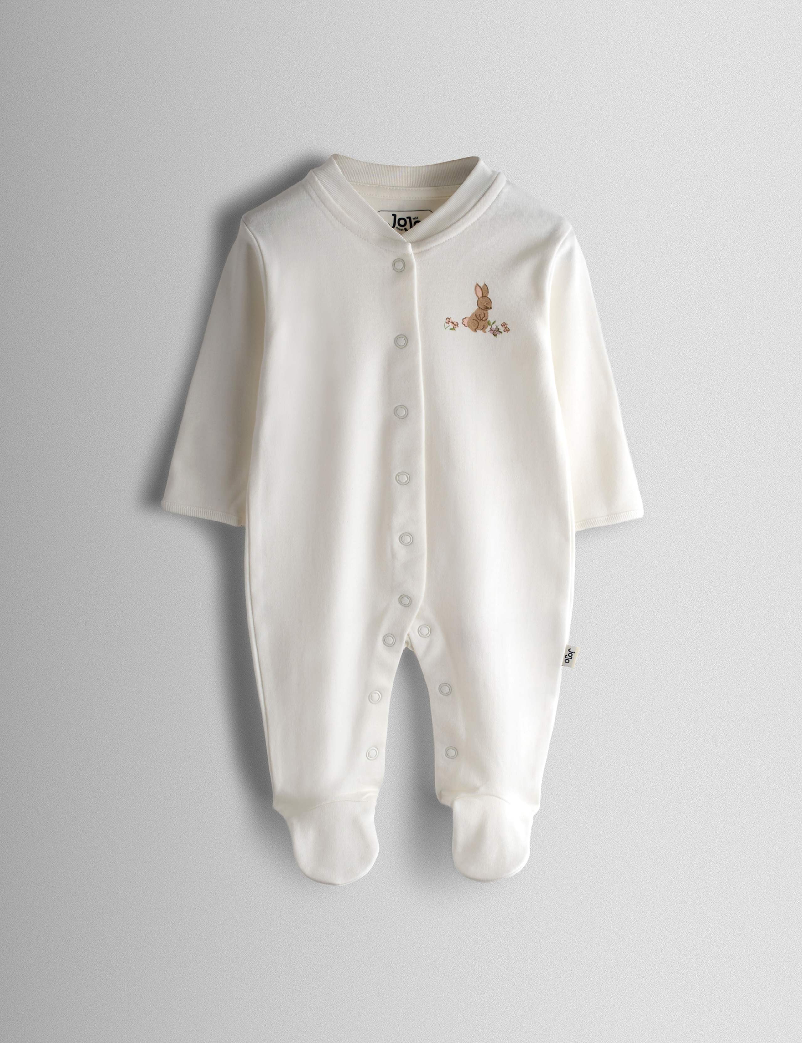 3 Pack Cotton Sleepsuits 2 of 9