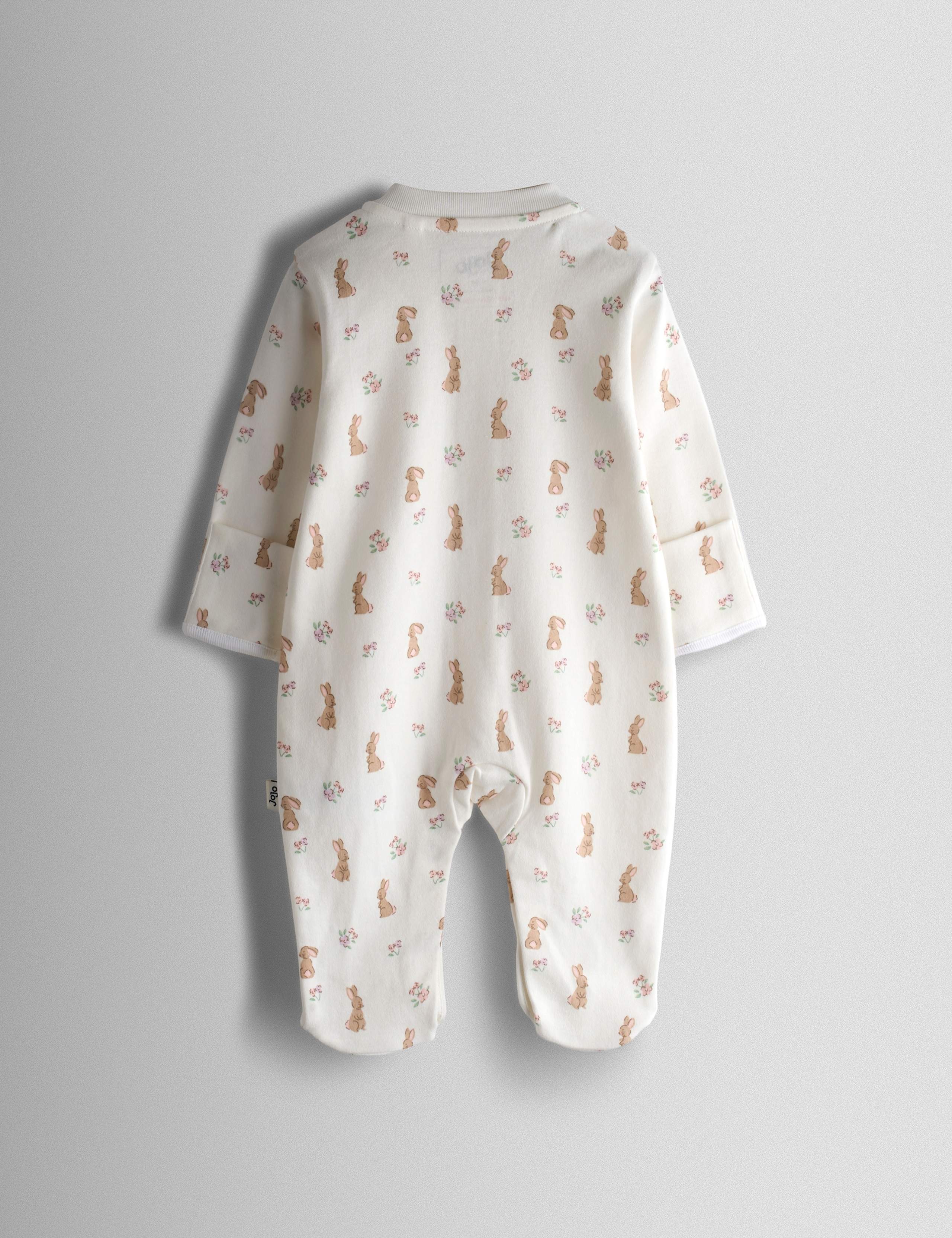 3 Pack Cotton Sleepsuits 6 of 9