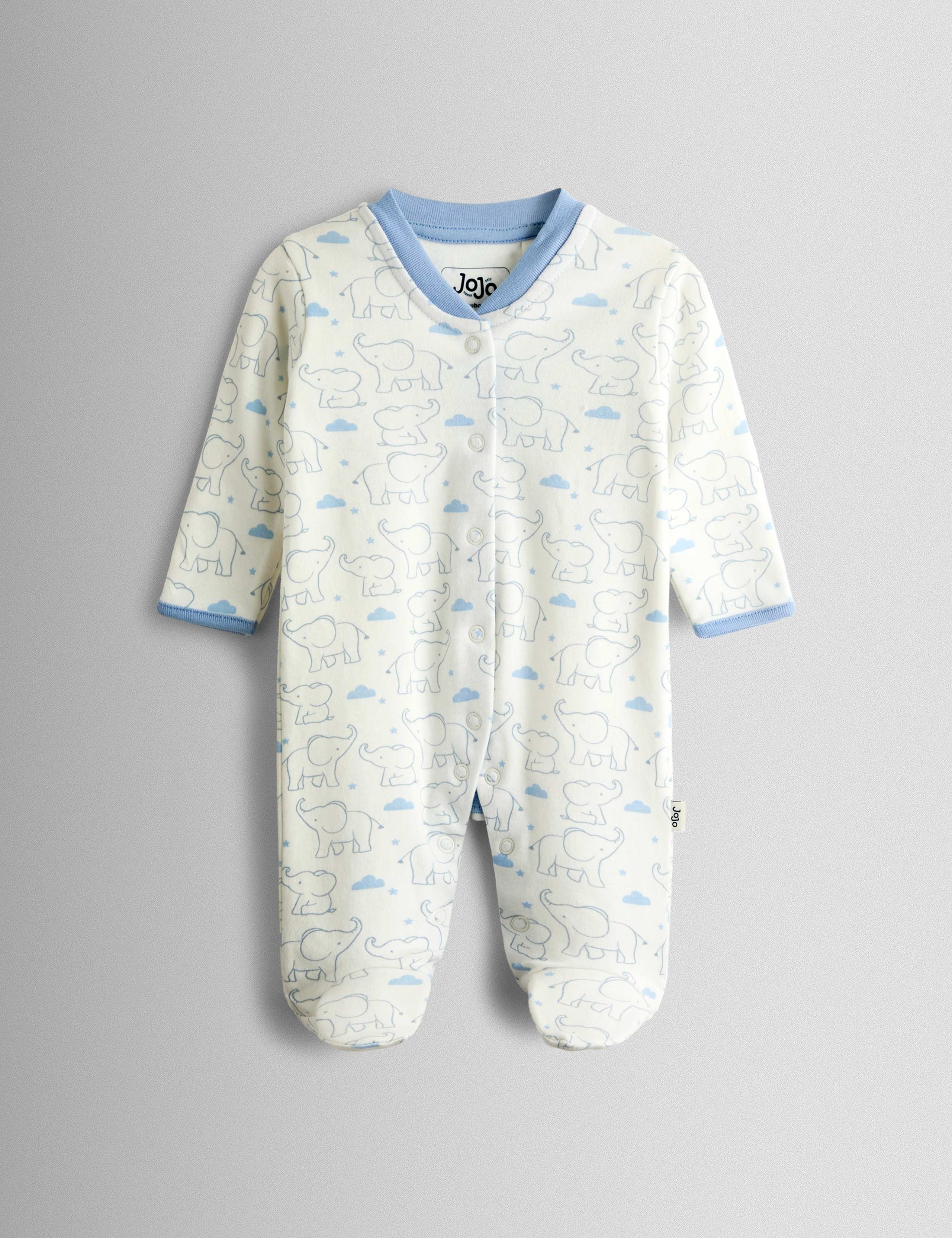 3 Pack Cotton Sleepsuits 4 of 10