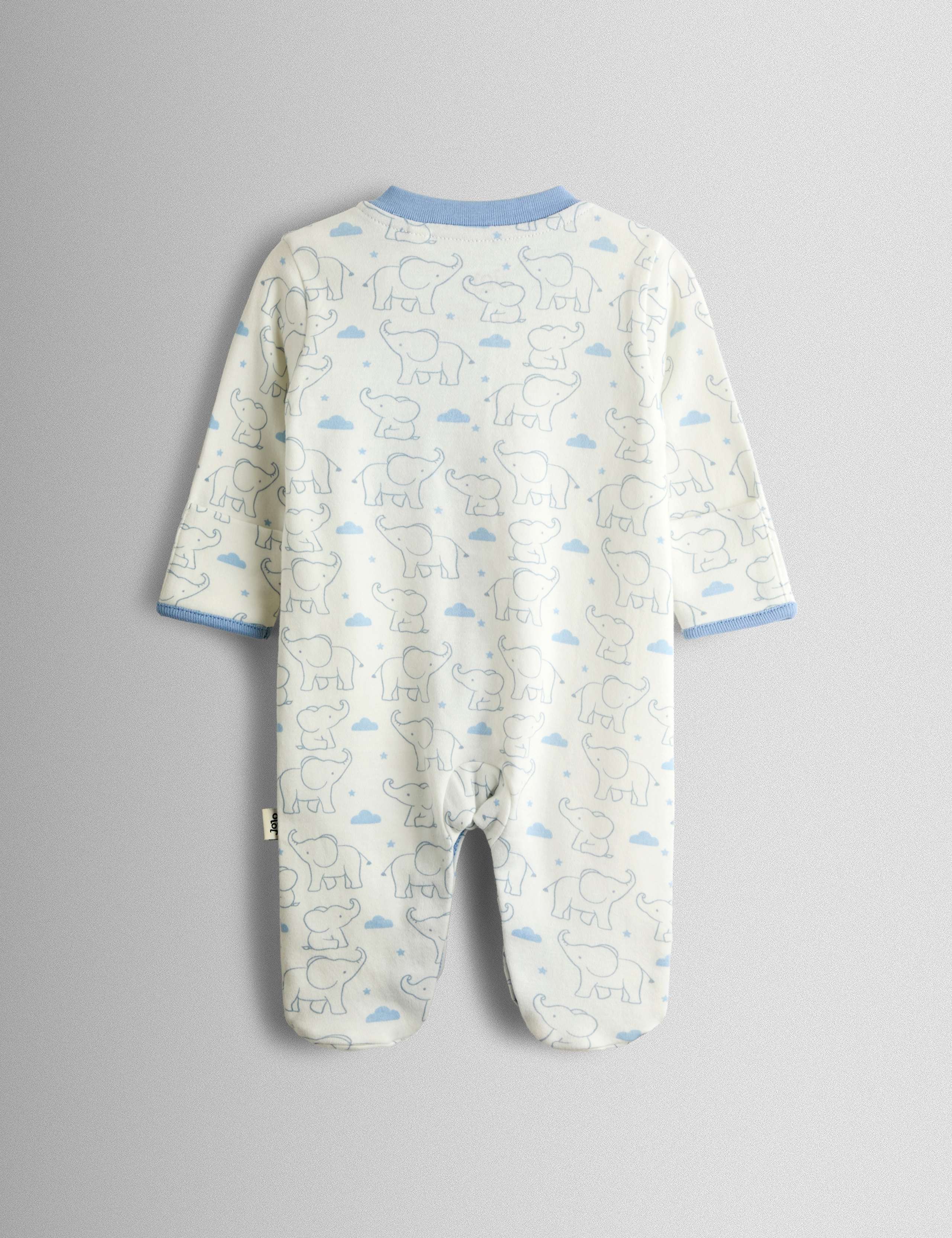 3 Pack Cotton Sleepsuits 7 of 10