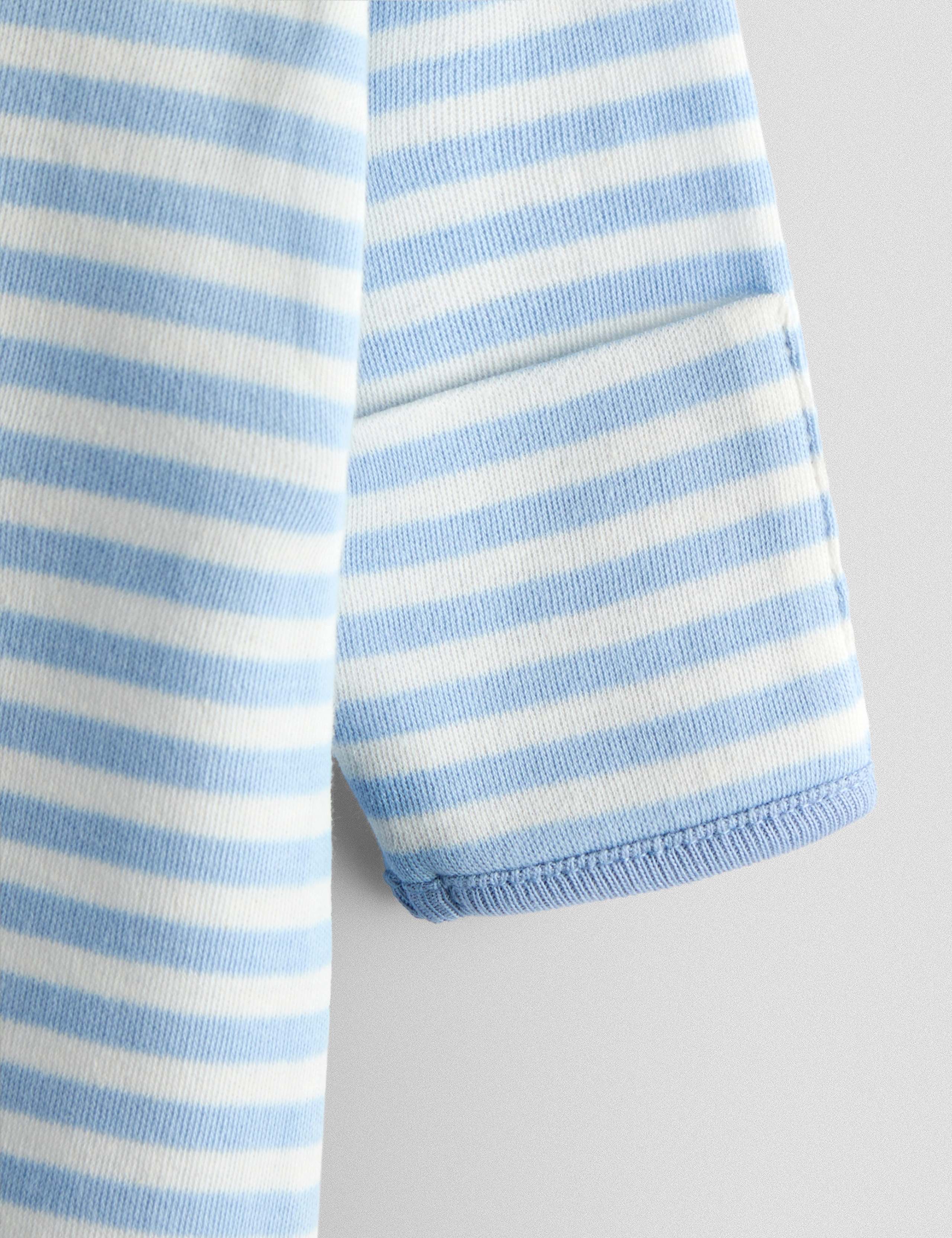 3 Pack Cotton Sleepsuits 9 of 10