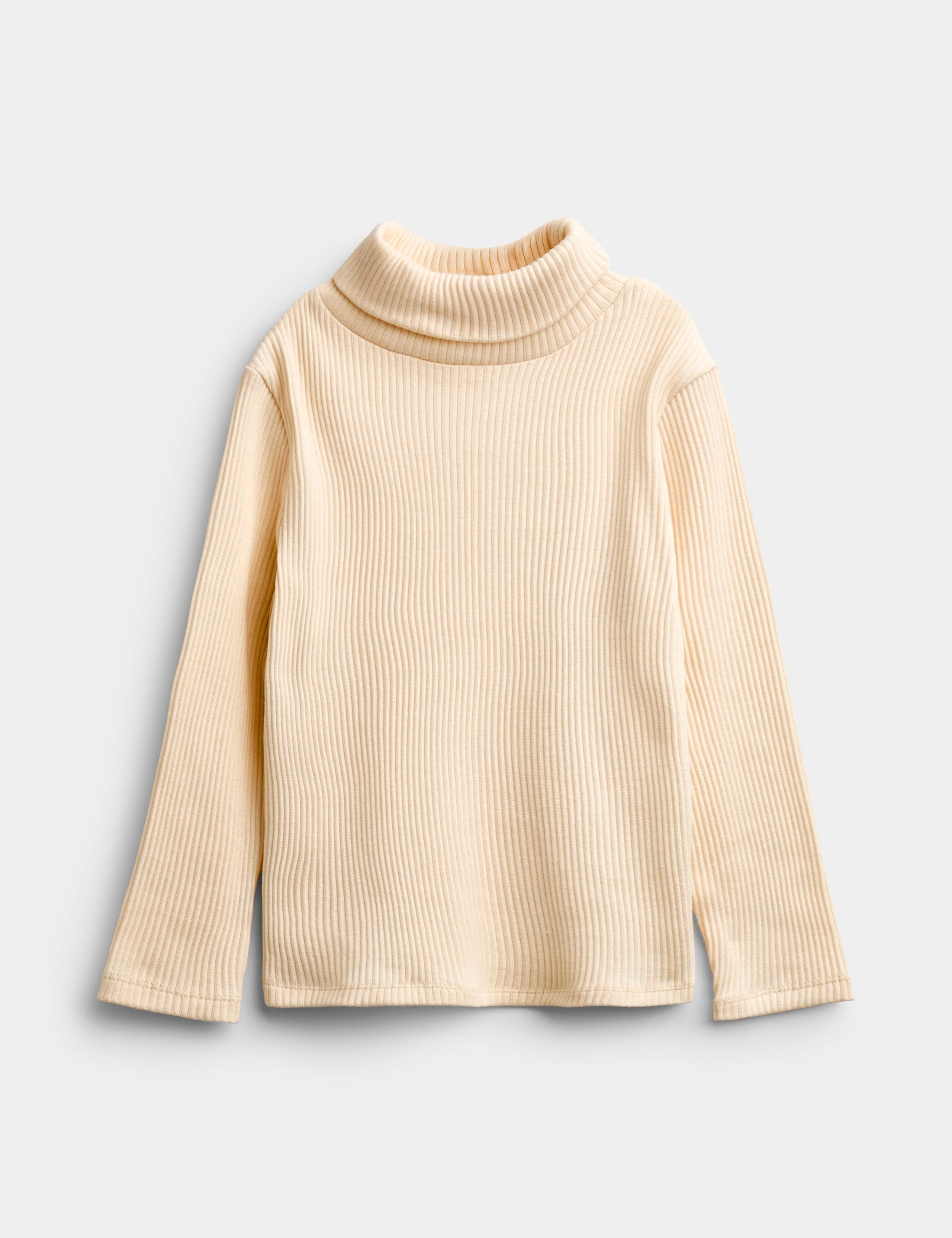Embroidered Pinafore And Turtleneck Set 4 of 6