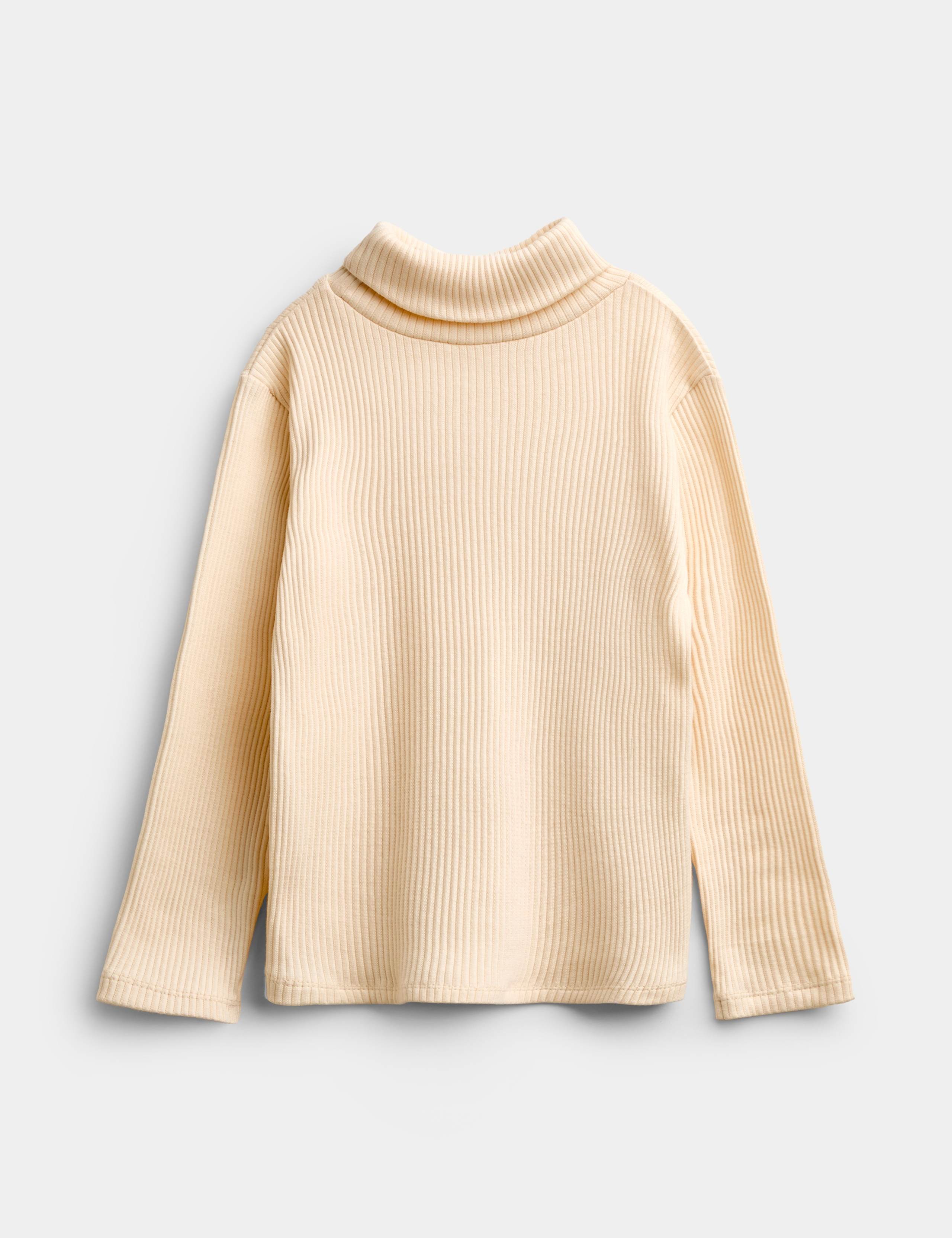 Embroidered Pinafore And Turtleneck Set 5 of 6