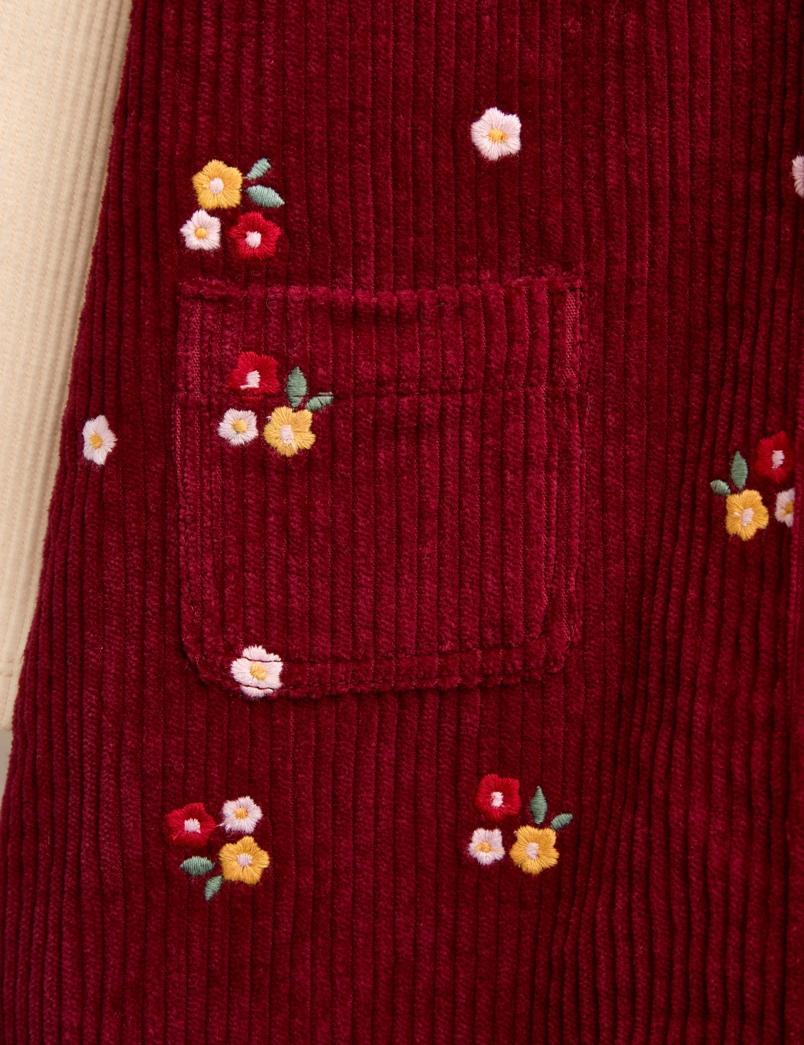 Embroidered Pinafore And Turtleneck Set 6 of 6