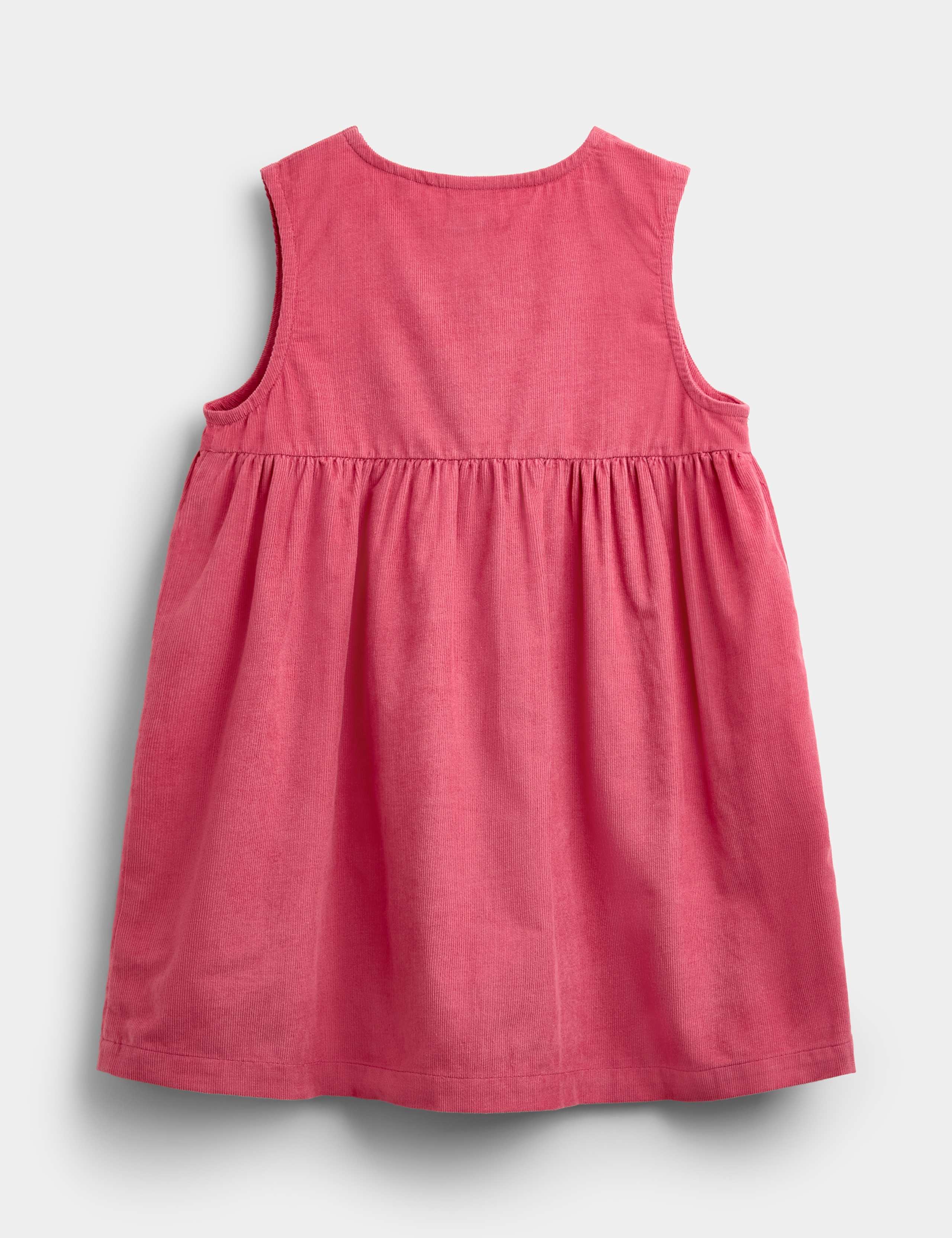 Embroidered Pinafore And Blouse Set 3 of 7