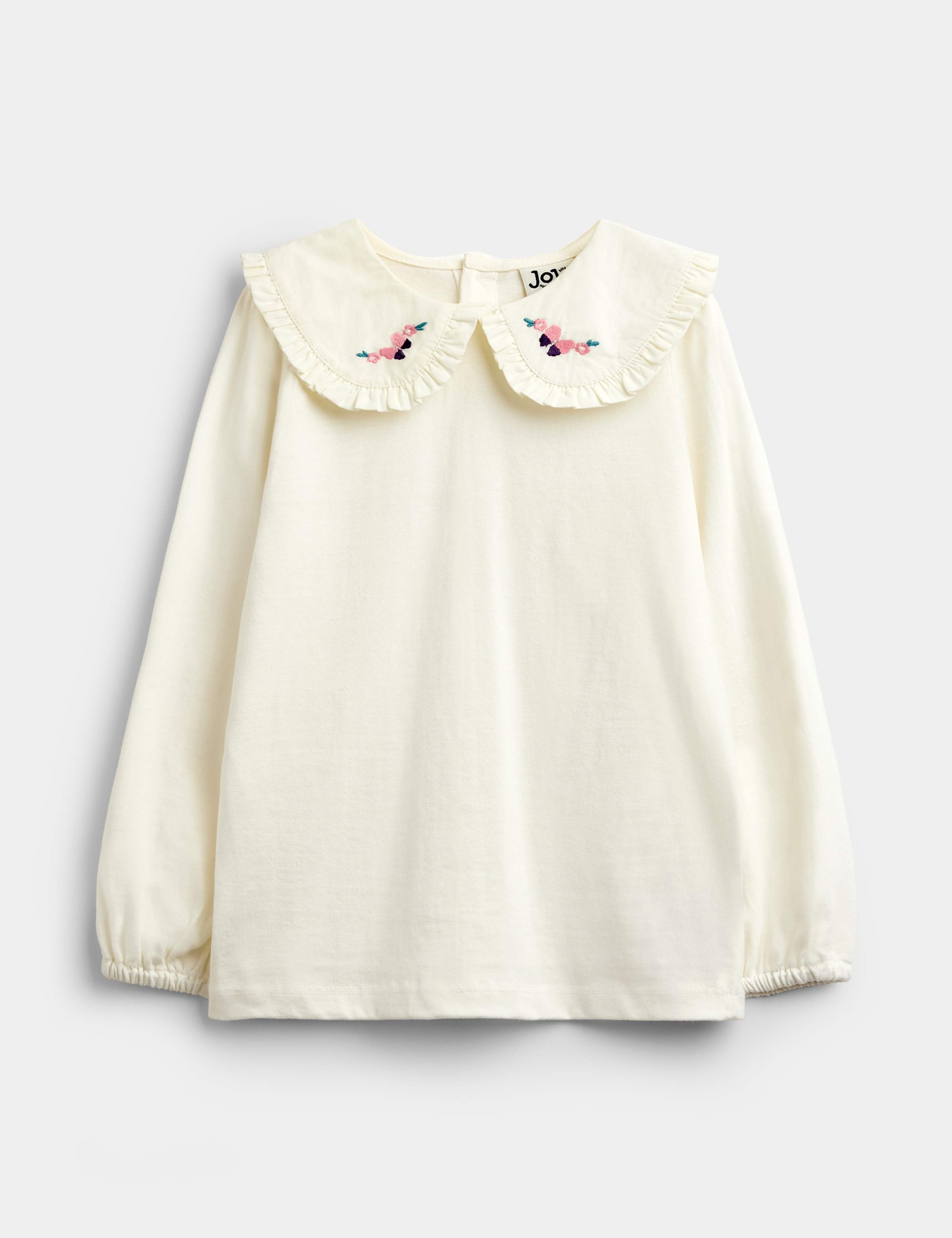 Embroidered Pinafore And Blouse Set 4 of 7