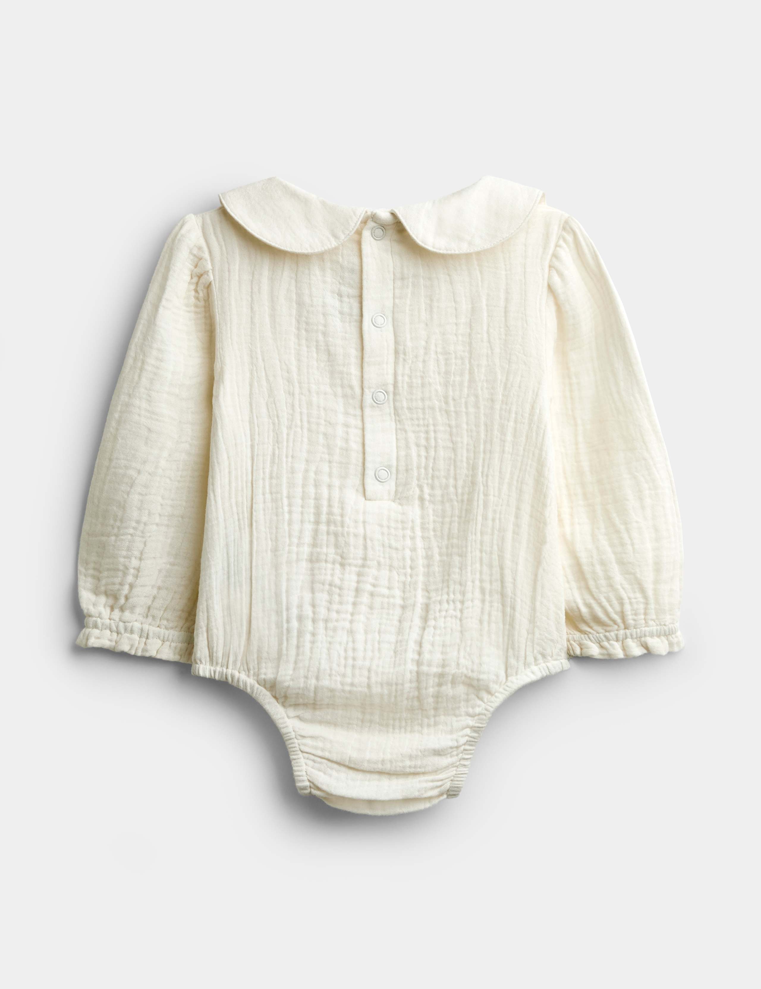 2 Piece Pure Cotton Embroidered Dress Set 5 of 8