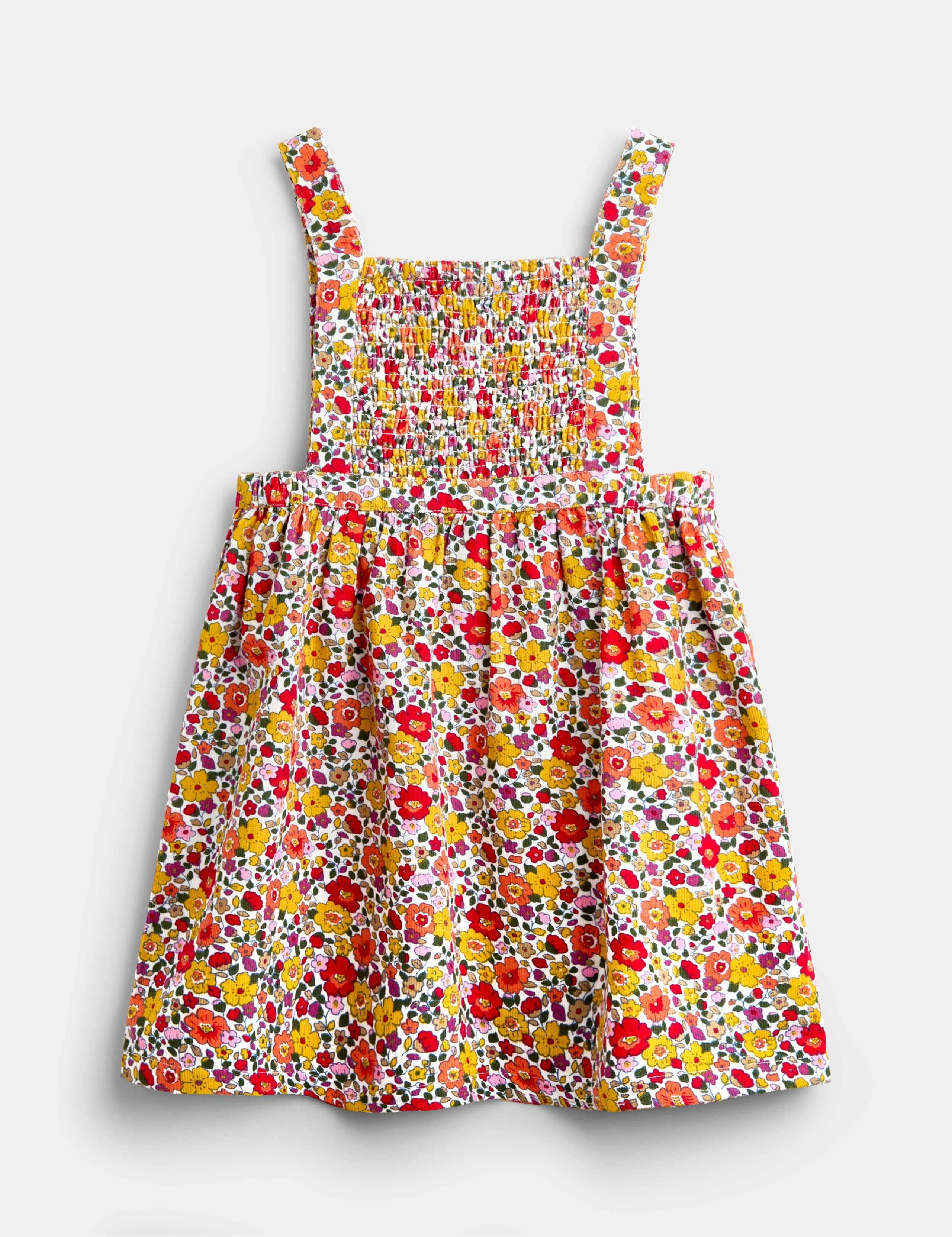 2pc Pure Cotton Floral Pinafore 5 of 6
