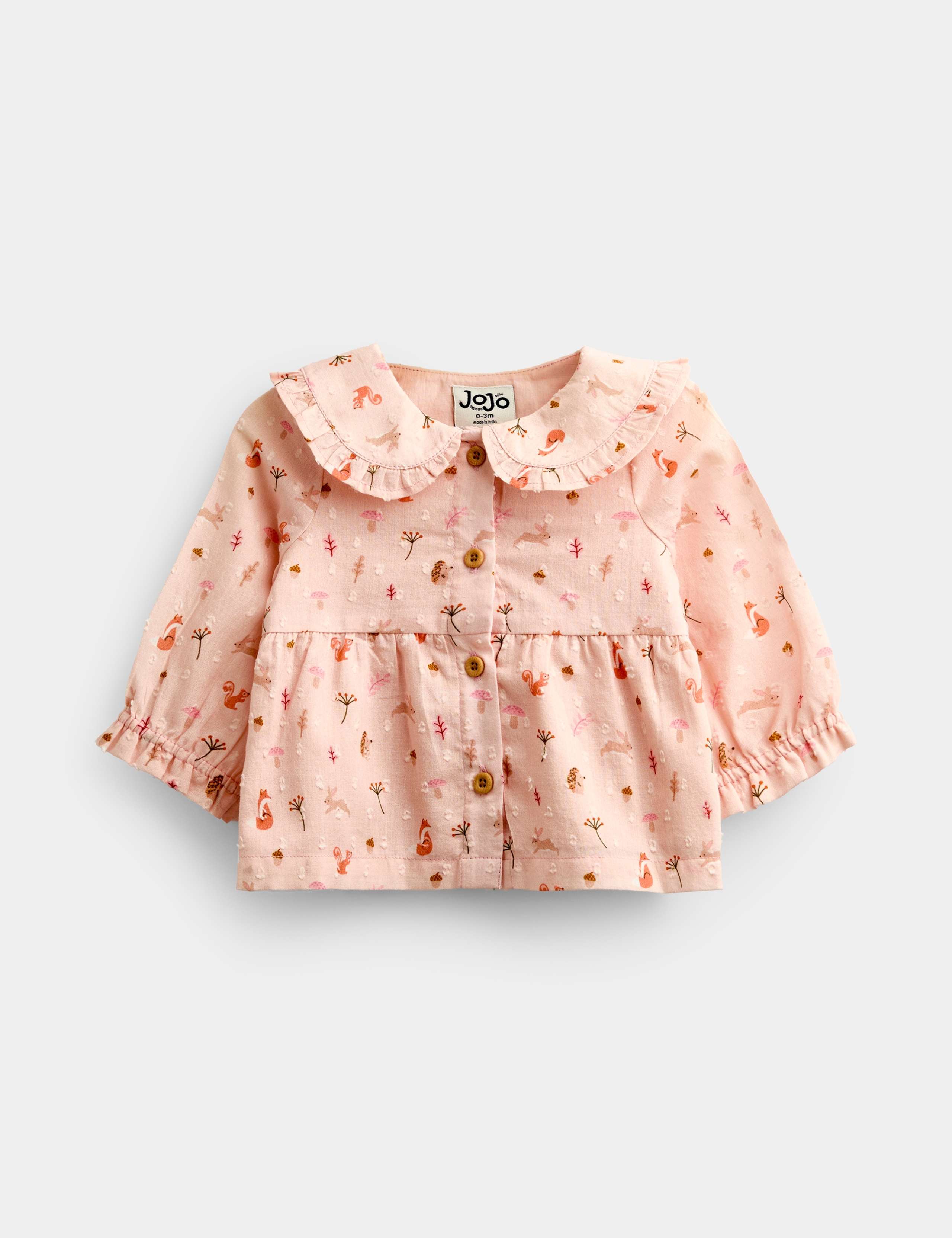 Cotton Rich Woodland Top & Bottom Outfit (0-24 Mths) 2 of 5