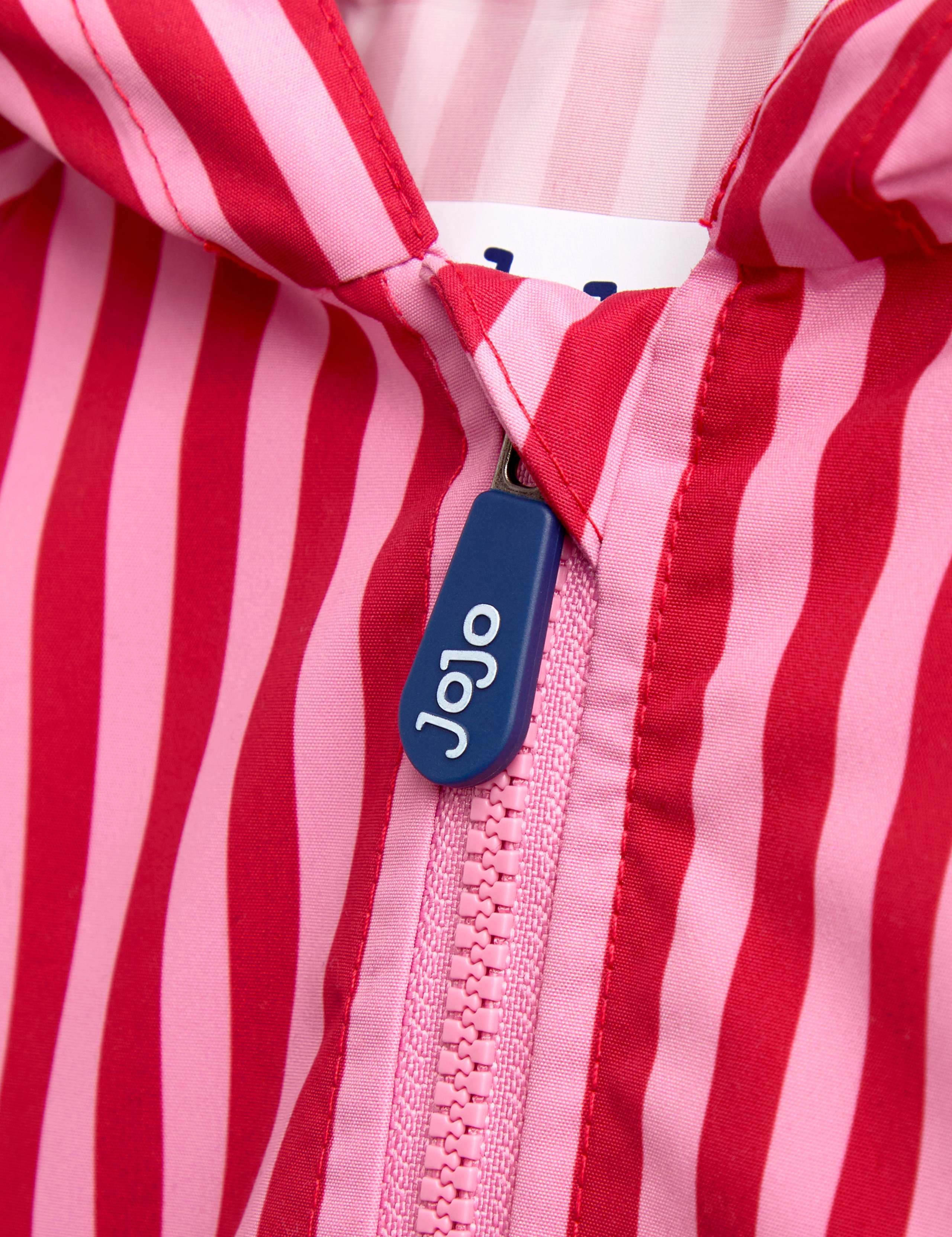 Striped Waterproof Hooded Packaway Jacket (1-6 Yrs) 6 of 9