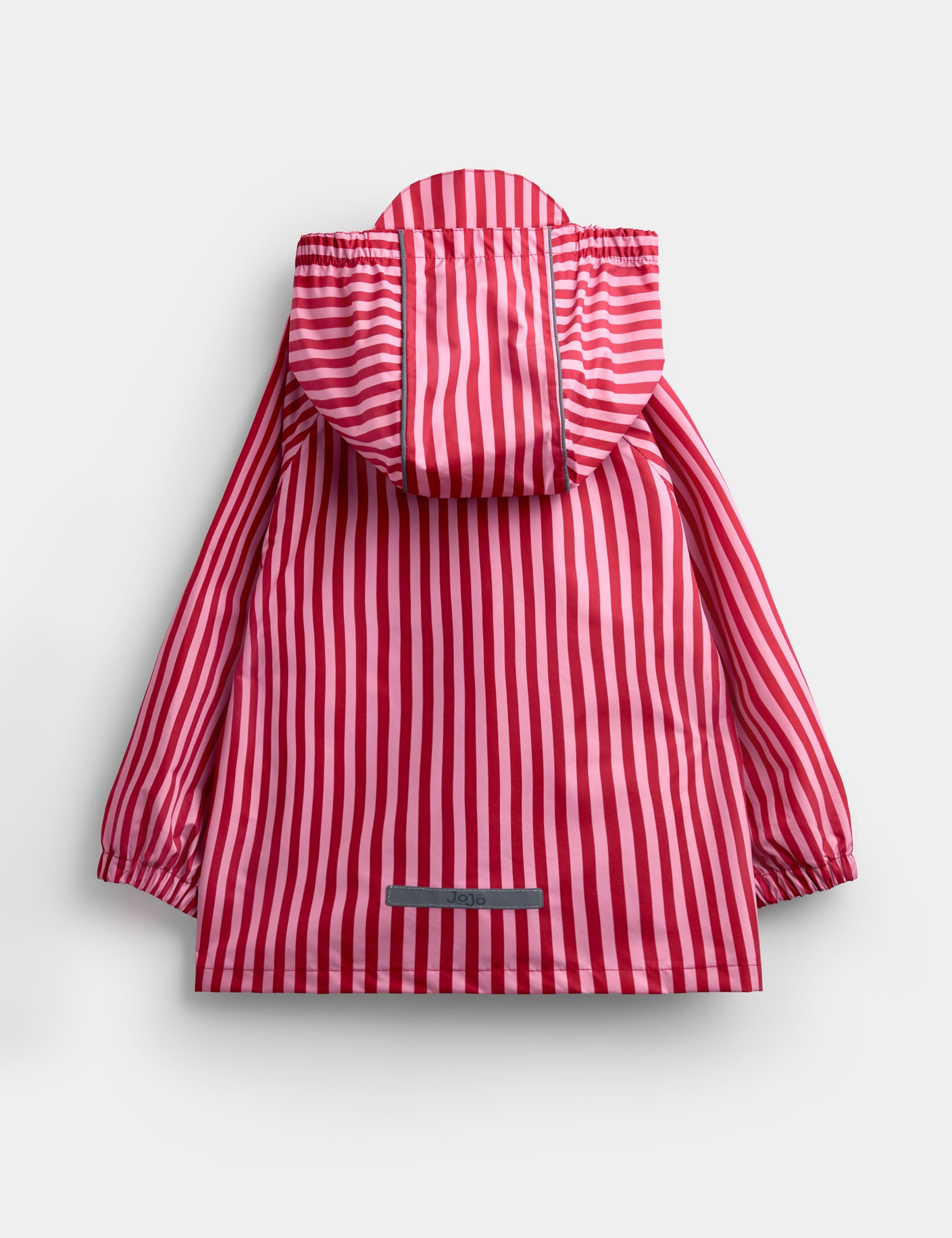 Striped Waterproof Hooded Packaway Jacket (1-6 Yrs) 7 of 9