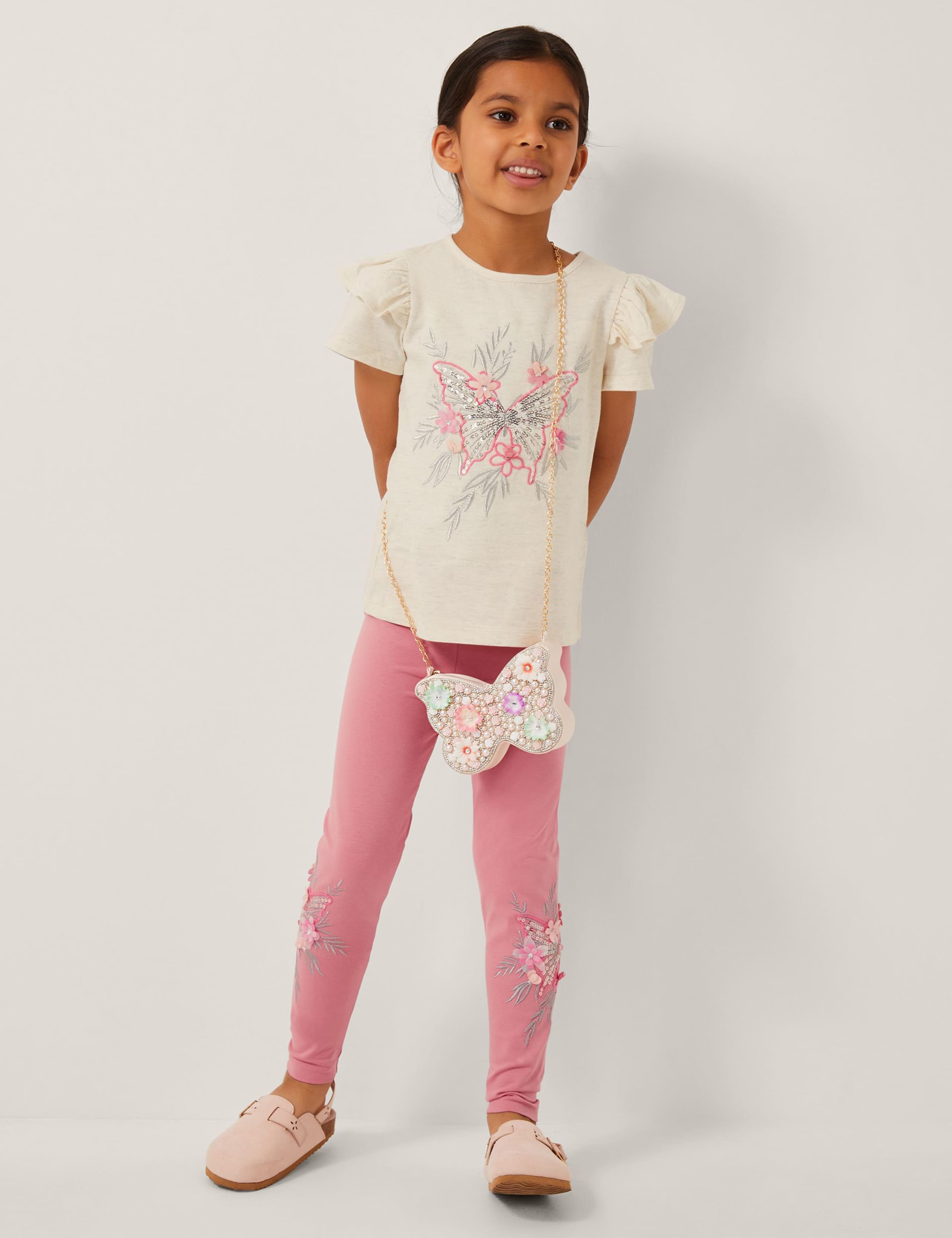 Sequin Embellished Leggings (3-13 Years) 1 of 4