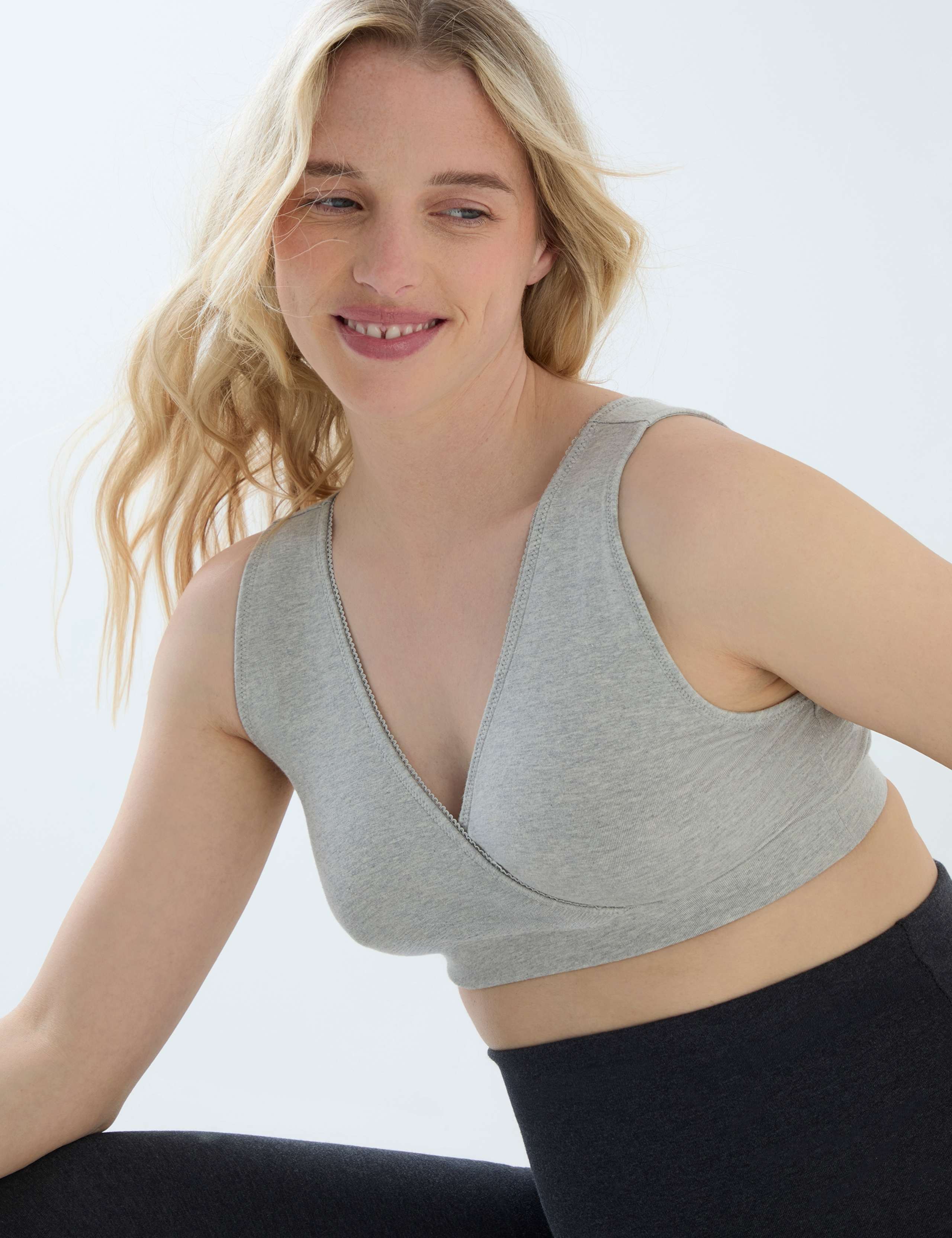 2 Pack Cotton Rich Maternity Nursing Bra 5 of 6