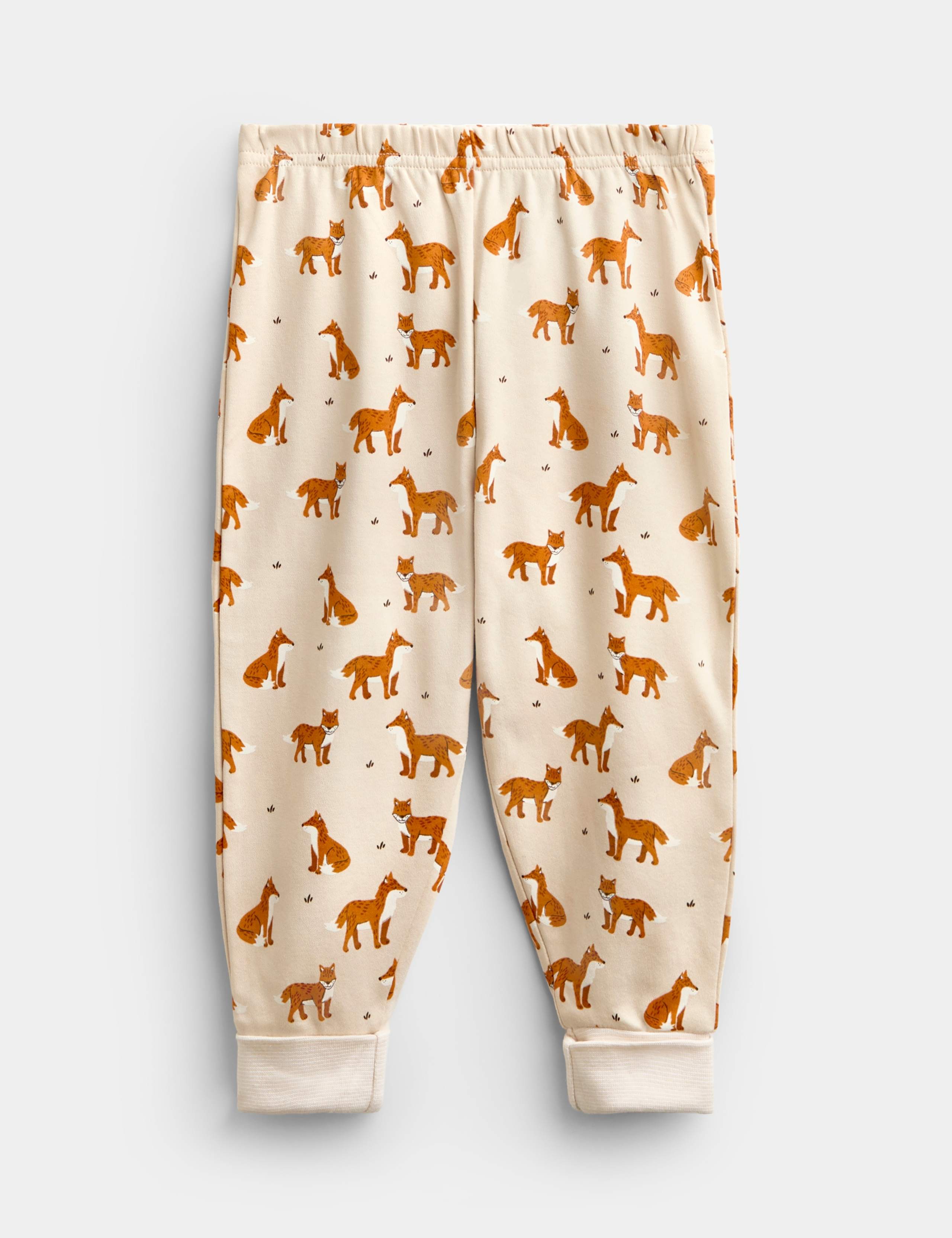 Pure Cotton Animal Pyjama Set 4 of 6