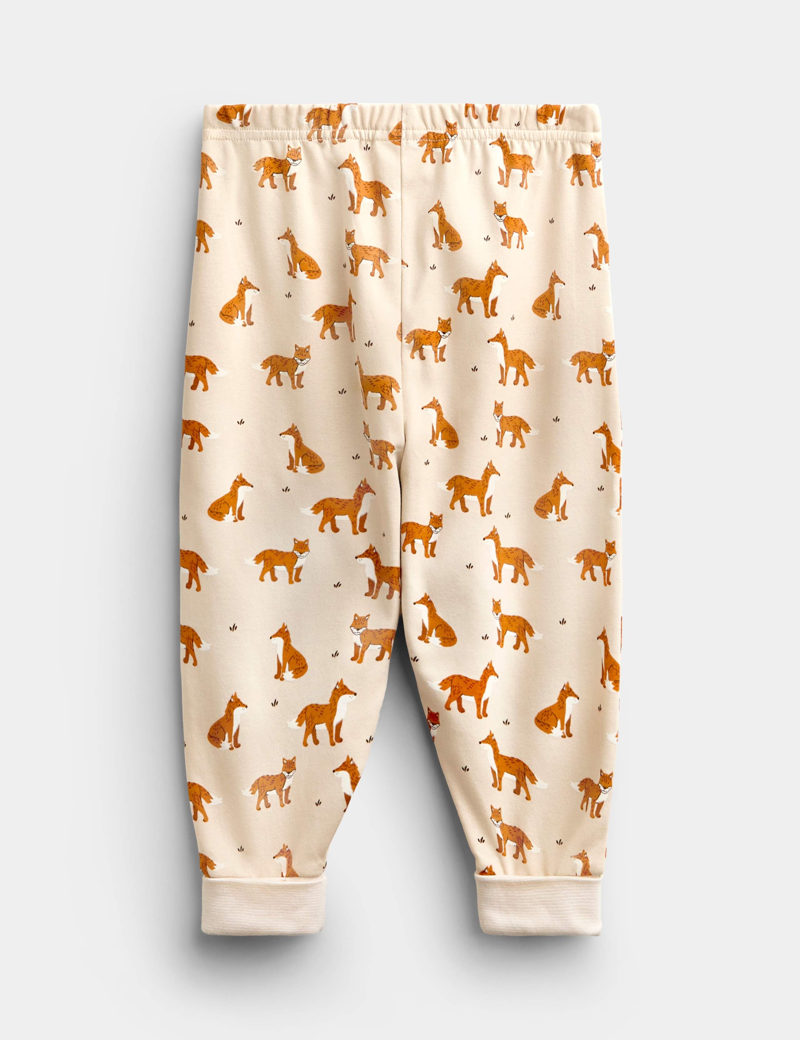Pure Cotton Animal Pyjama Set 5 of 6