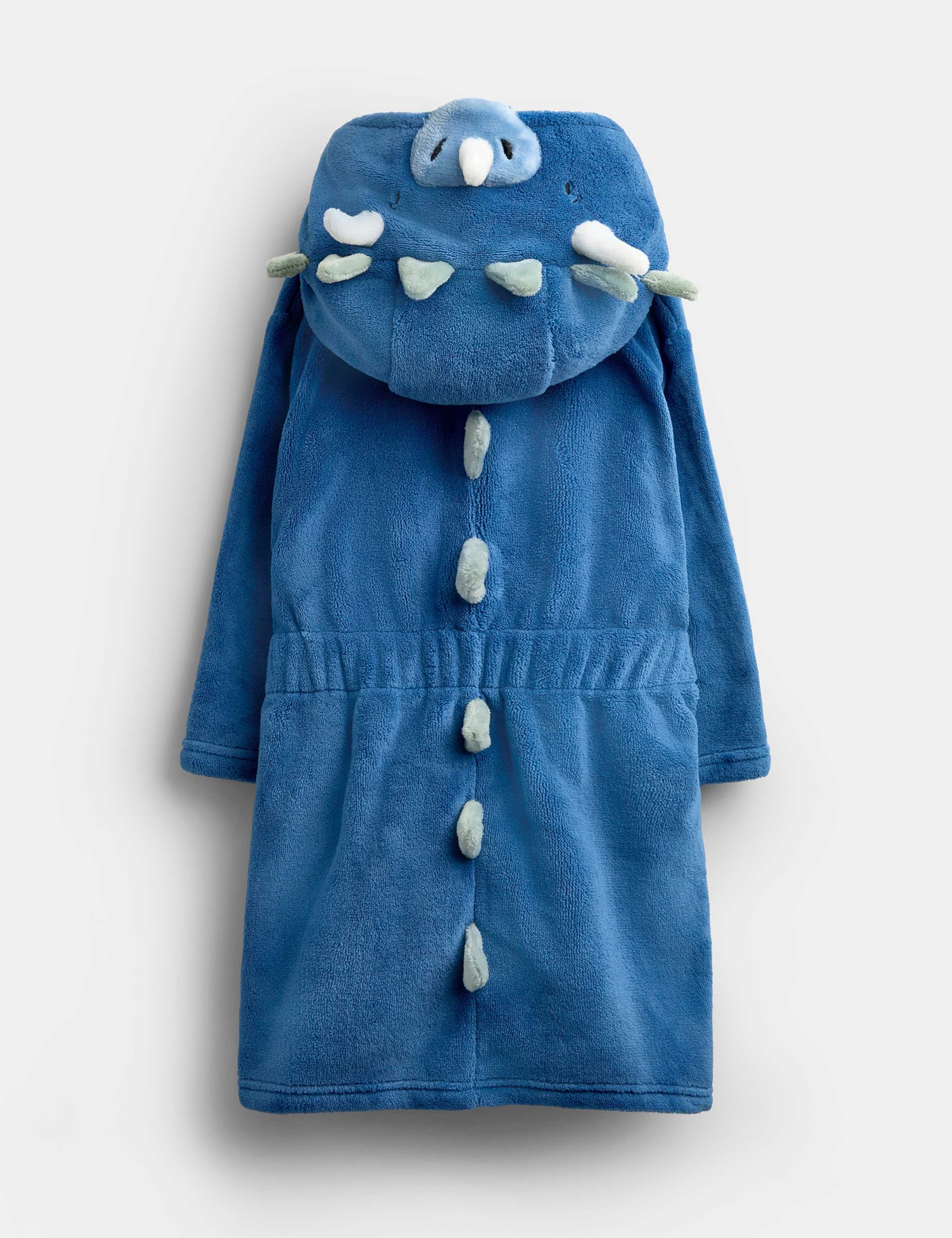 Dinosaur Fleece Dressing Gown 3 of 5