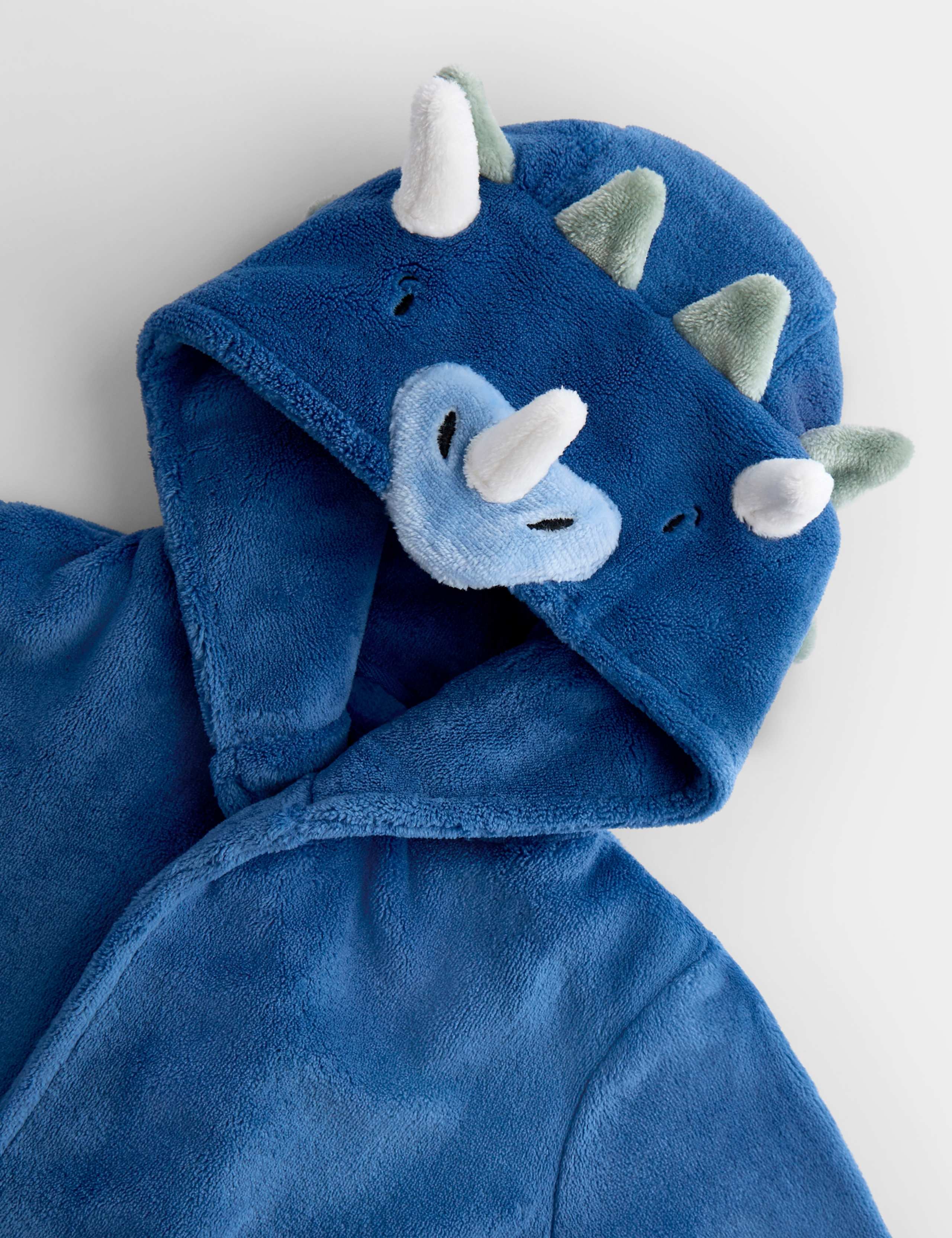 Dinosaur Fleece Dressing Gown 4 of 5