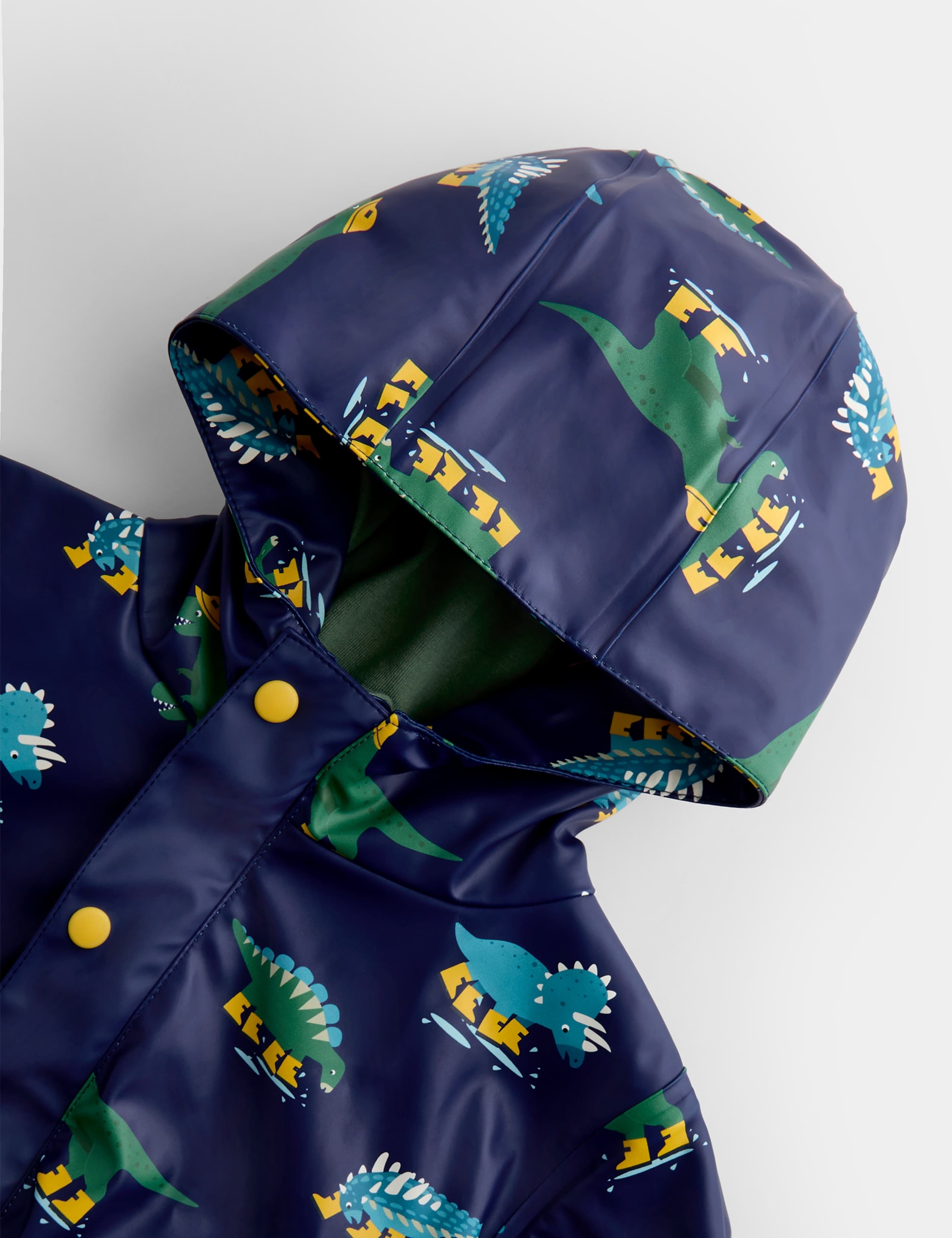 Dinosaur Fleece Lined Fisherman Jacket (1-6 Yrs) 6 of 6
