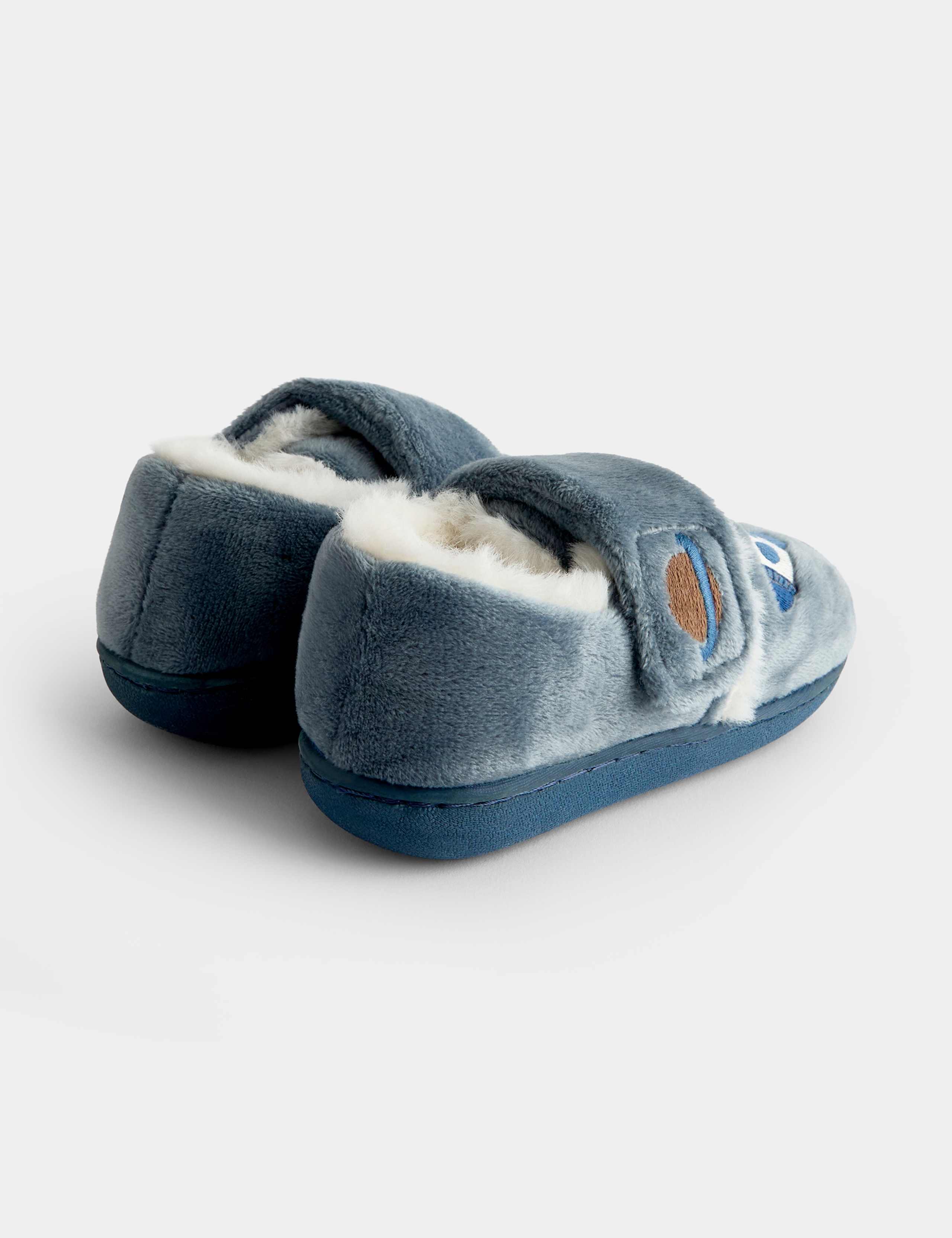 Kids Plush Lined Rocket Slippers 2 of 4