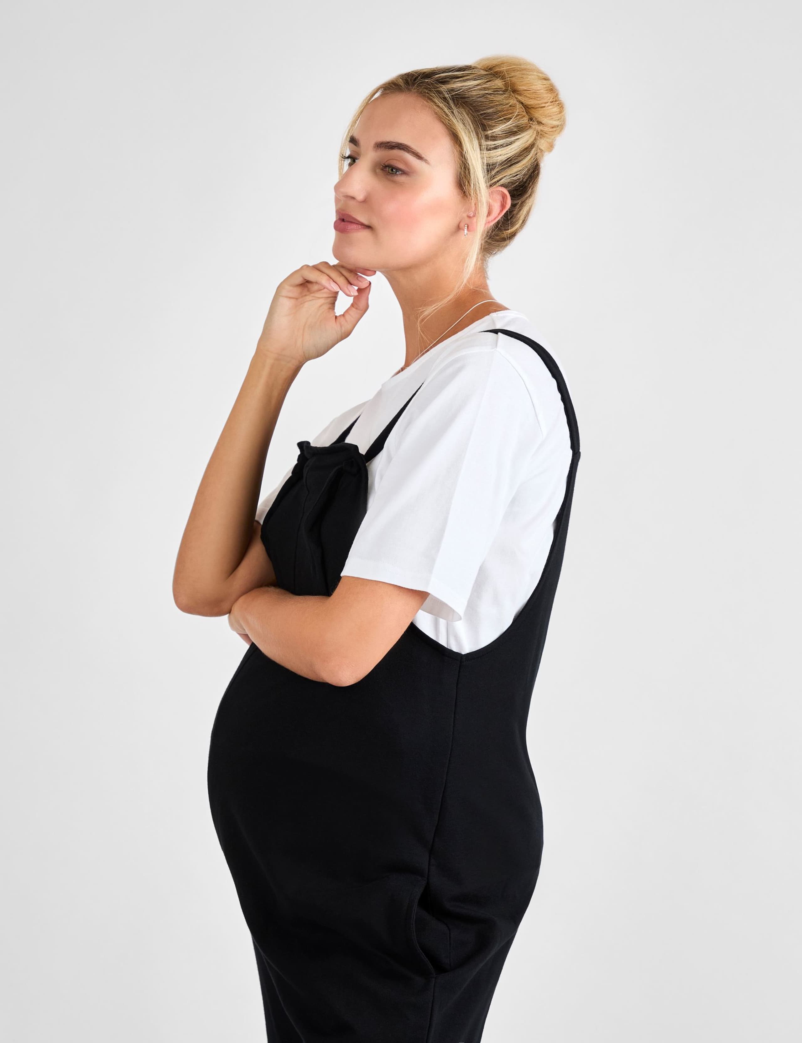 Maternity Jersey Dungarees 2 of 4