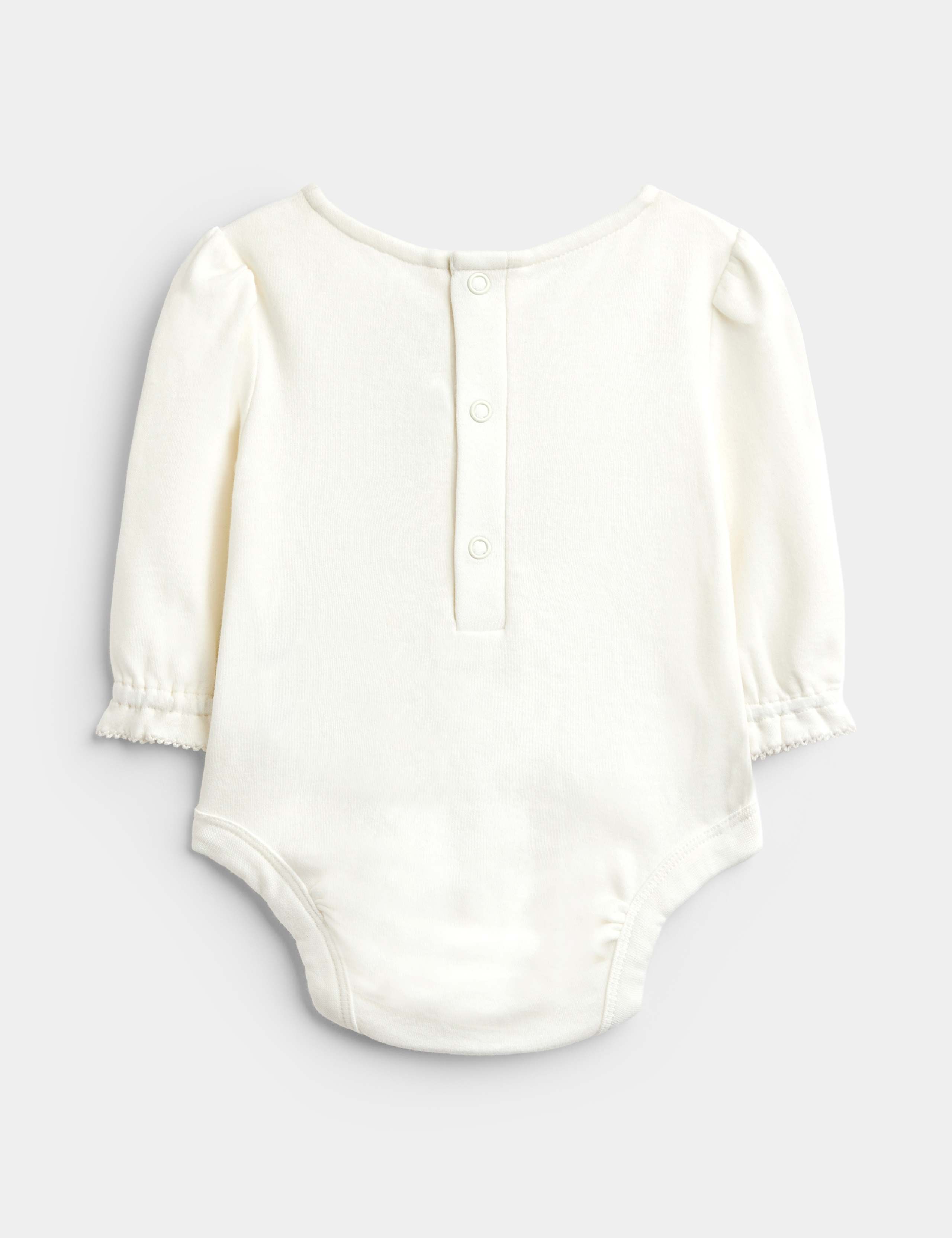 Checked Cotton Dress And Bodysuit Set 4 of 7