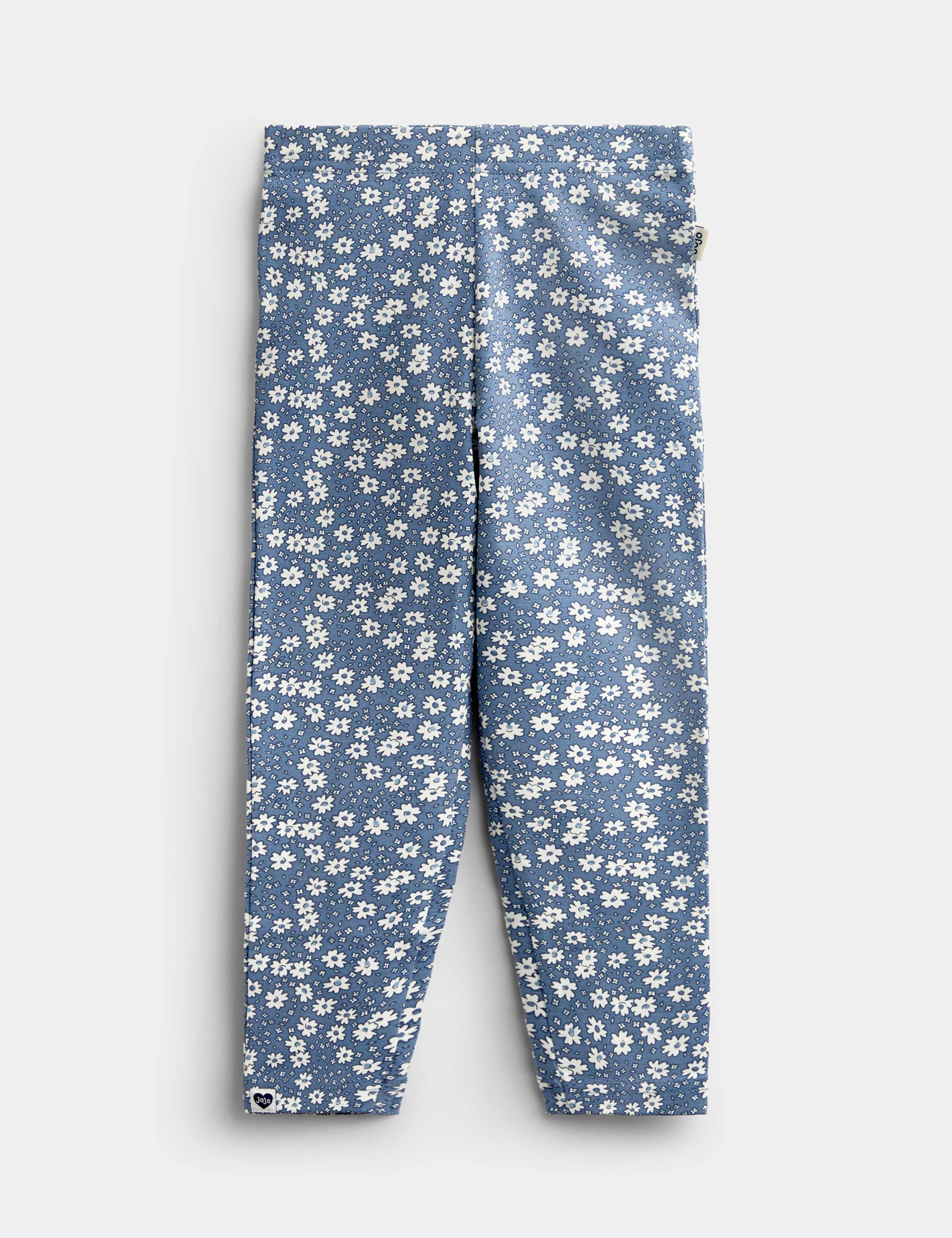 2pk Cotton Rich Floral Leggings 5 of 7