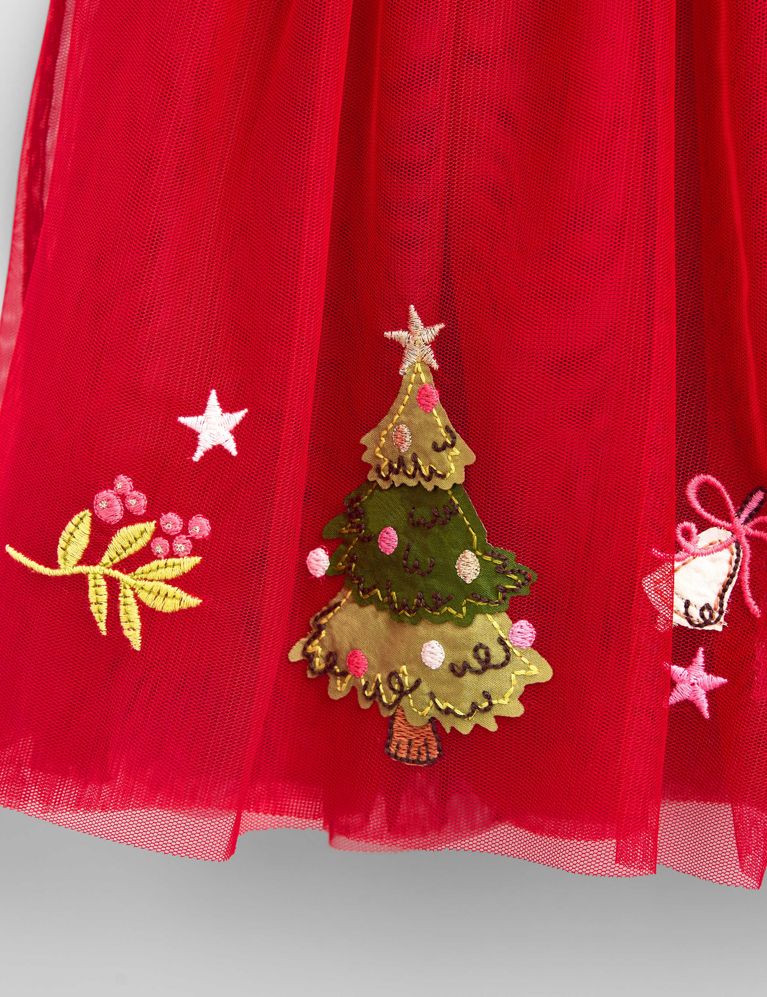 Tulle Reindeer Applique Dress 3 of 4