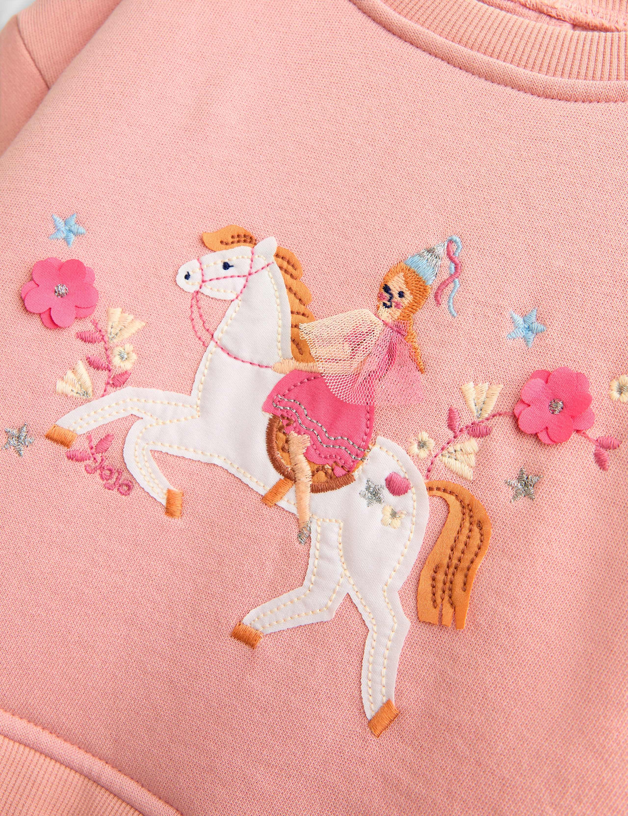 Pure Cotton Unicorn Sweatshirt Dress 4 of 5