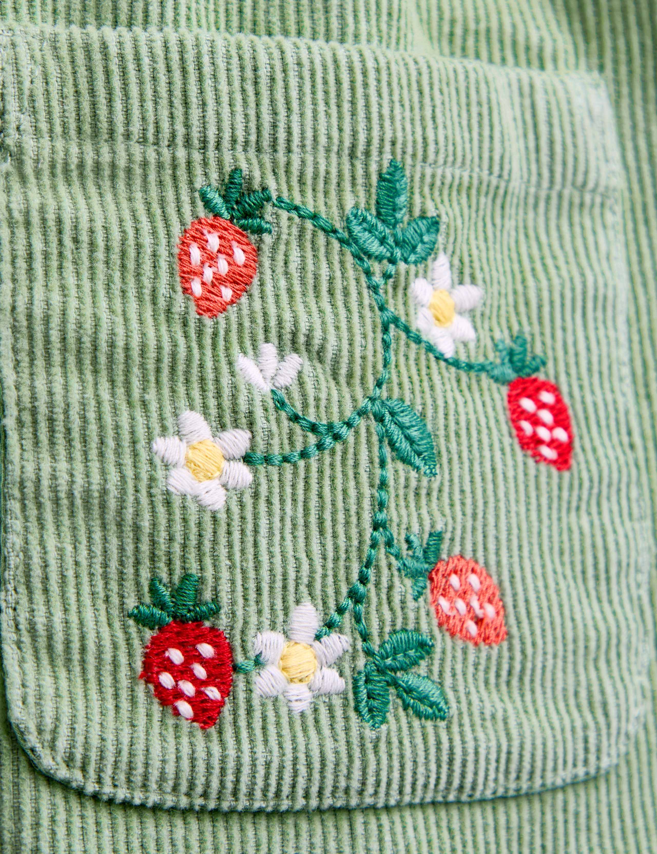 Pure Cotton Strawberry Embroidered Dress 3 of 4
