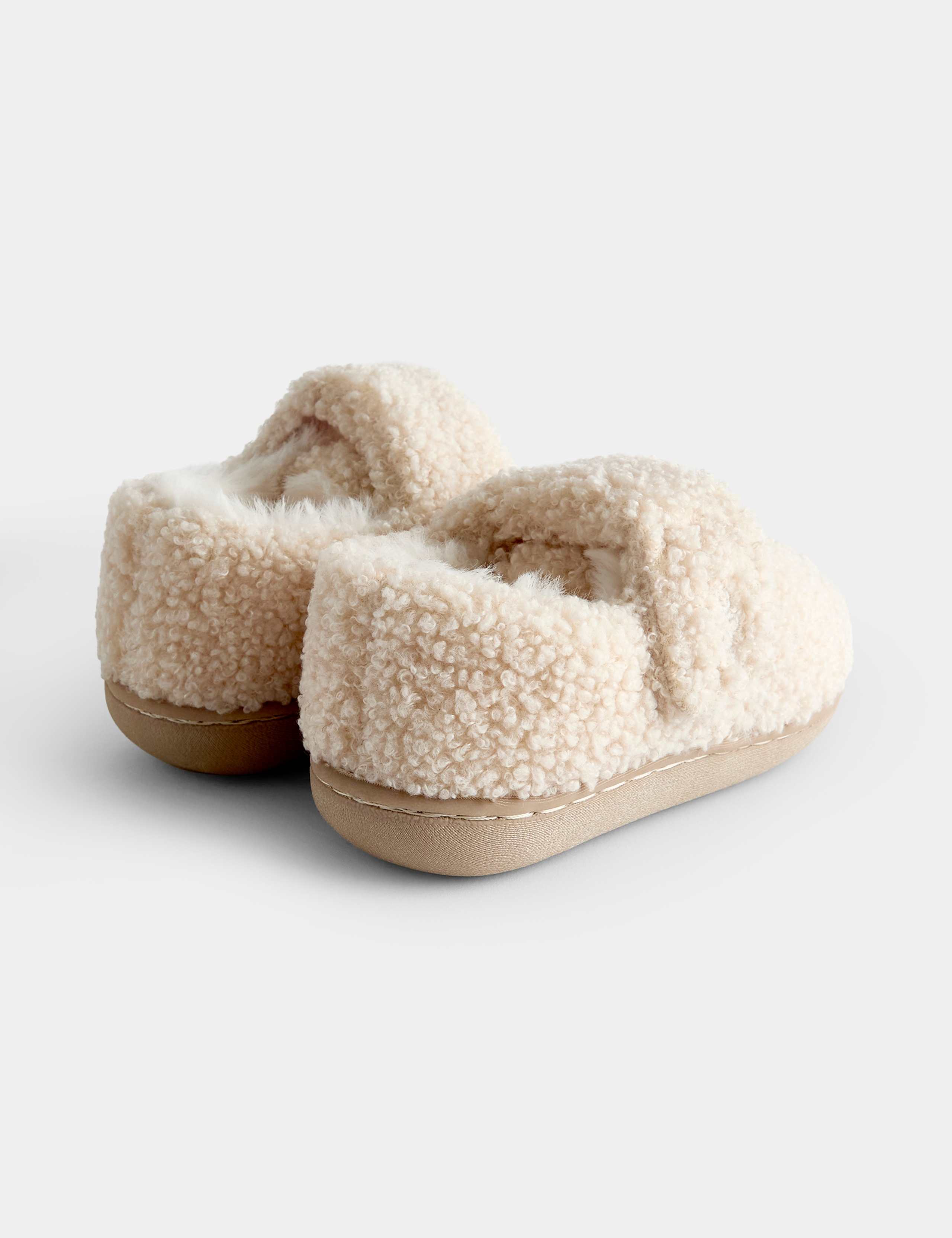 Kids Cherry Borg Lined Slippers 2 of 4
