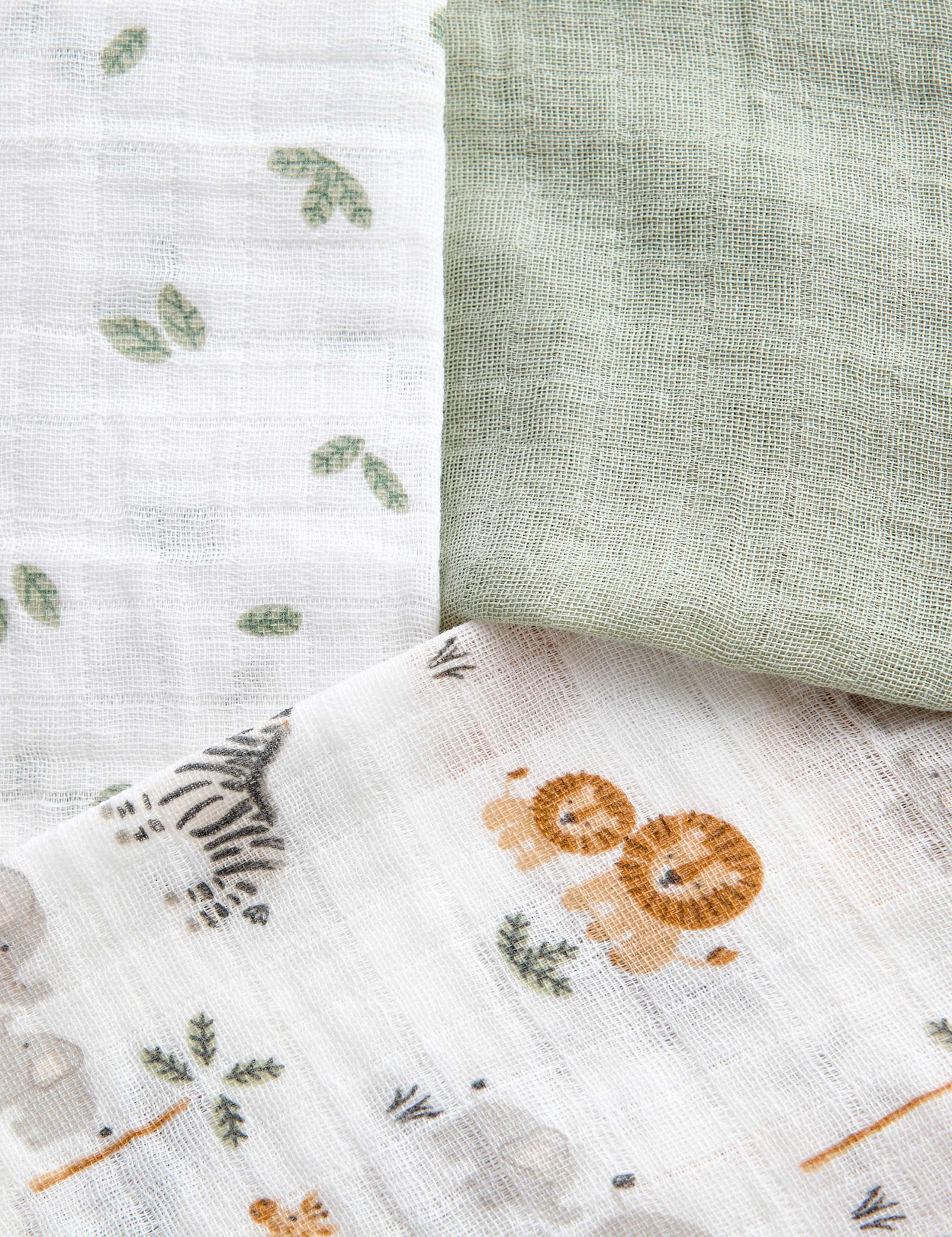 6 Pack Cotton Muslin Squares 5 of 5