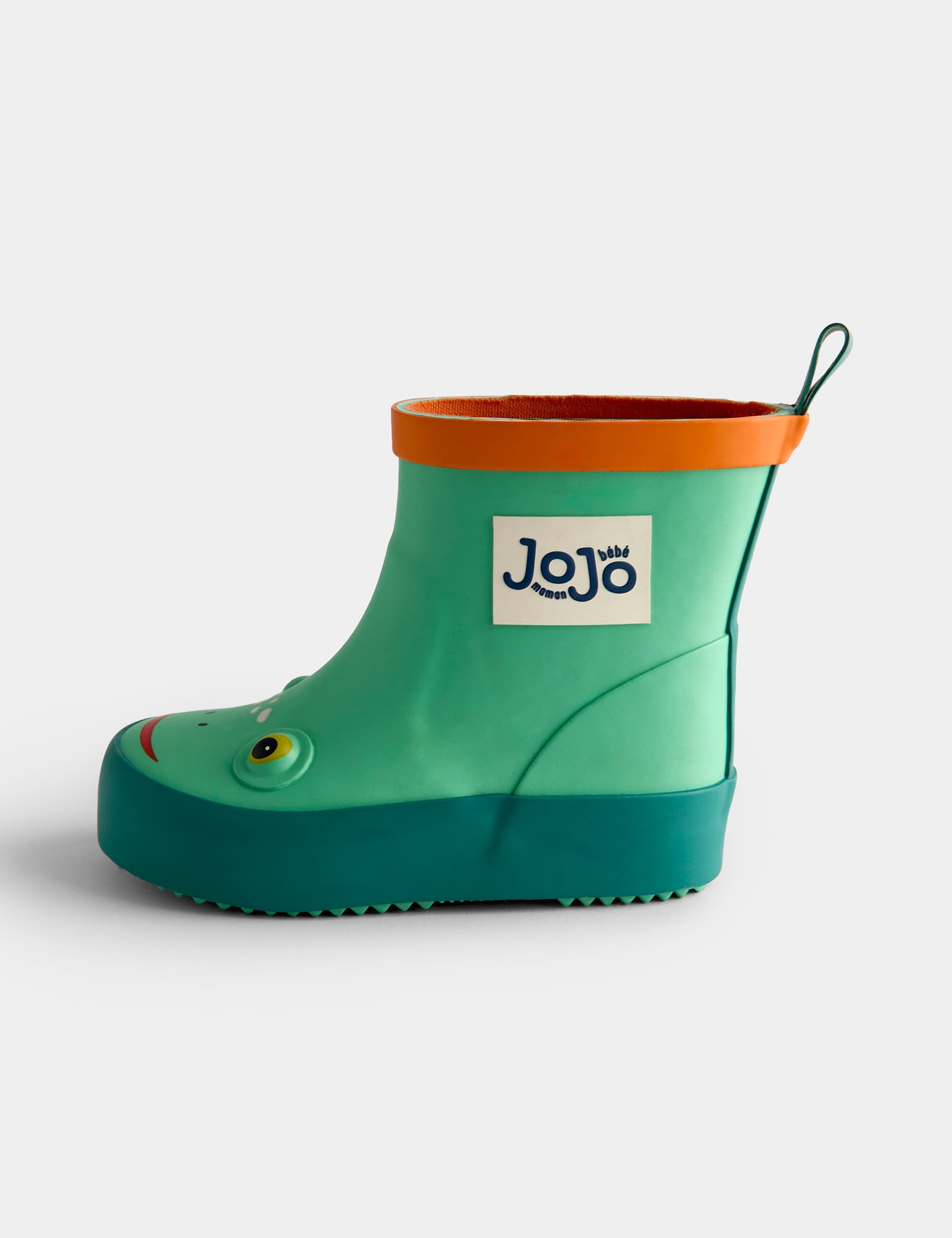 Kids Waterproof Frog Wellies with Grippy Sole 3 of 4